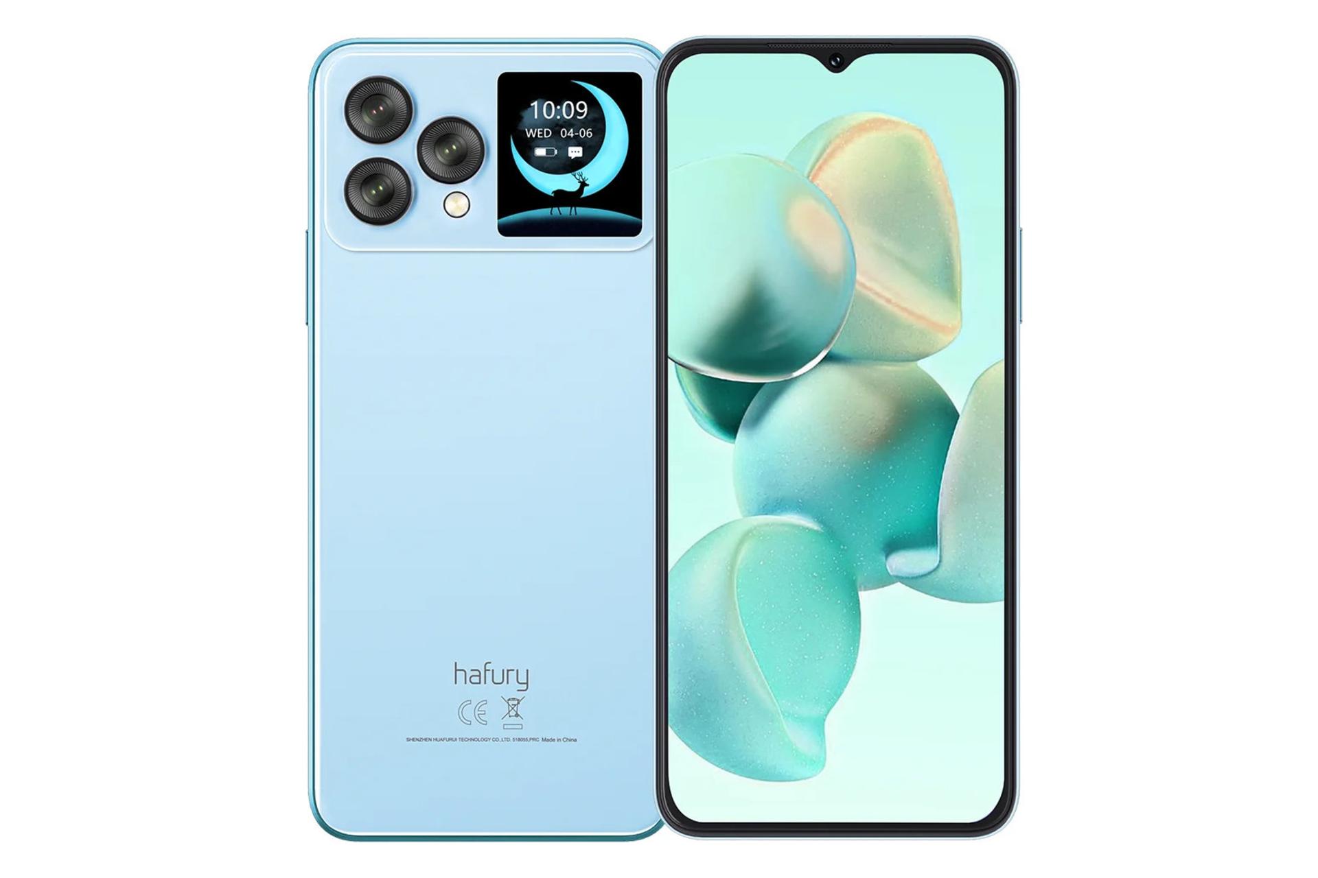 پنل جلو و پشت گوشی موبایل کوبوت Cubot Hafury V1 آبی روشن