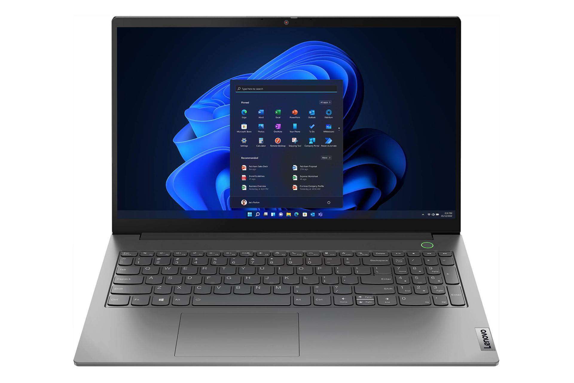 لپ تاپ لنوو Lenovo ThinkBook 15 G4 IAP نمای جلو