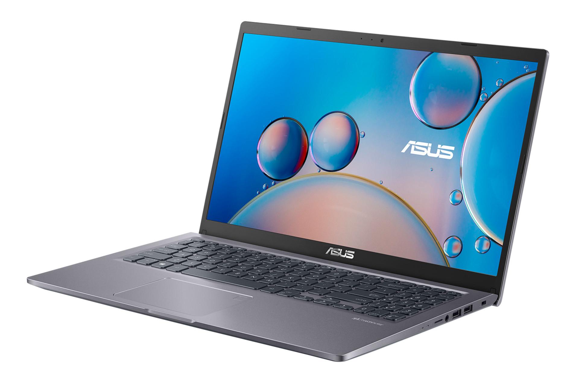 لپ تاپ ایسوس ASUS Vivobook X515EA نمای راست صفحه نمایش و درگاه ها