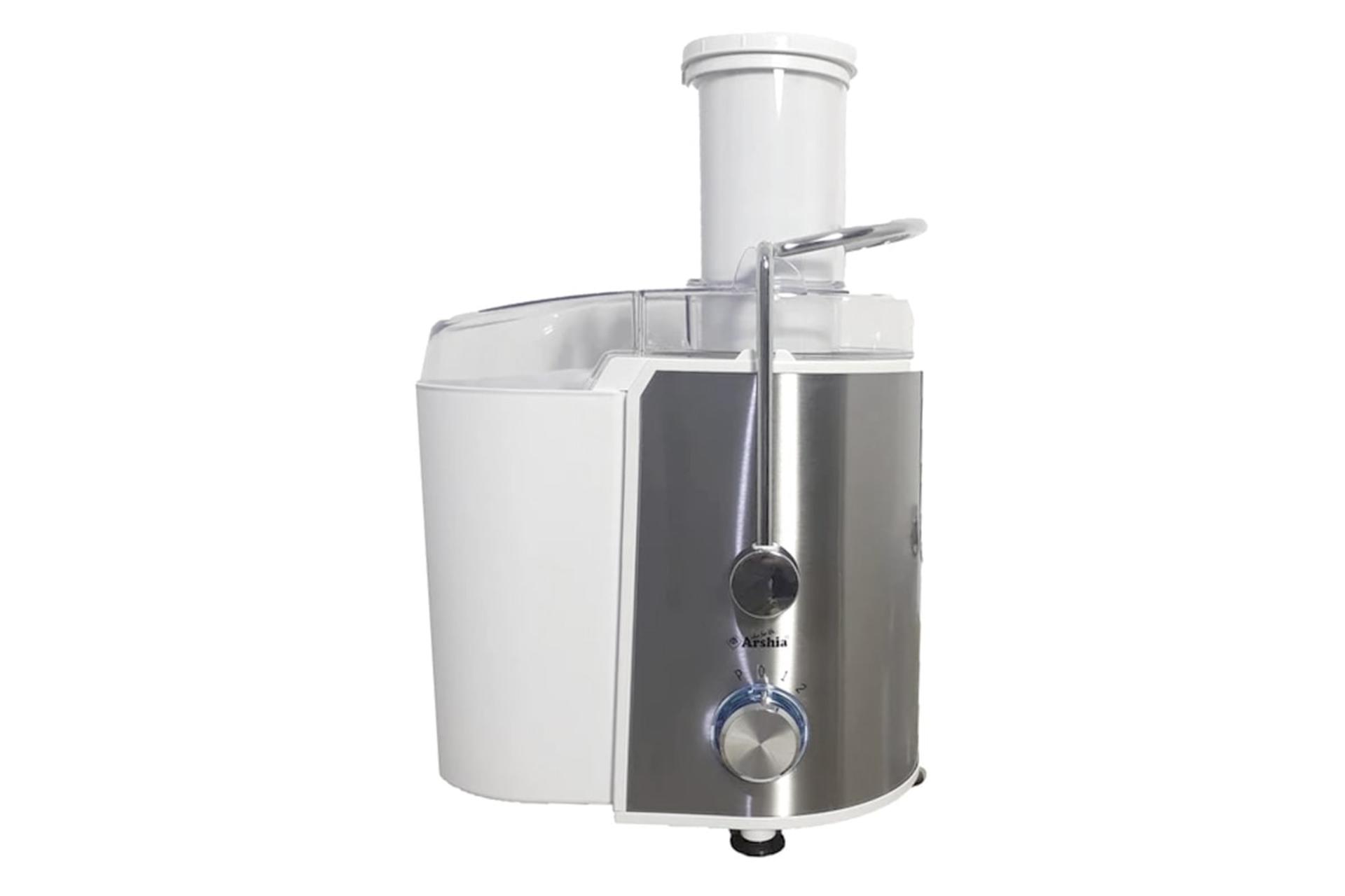 نمای جلوی آبمیوه گیری ارشیا JB-6121A رنگ سفید