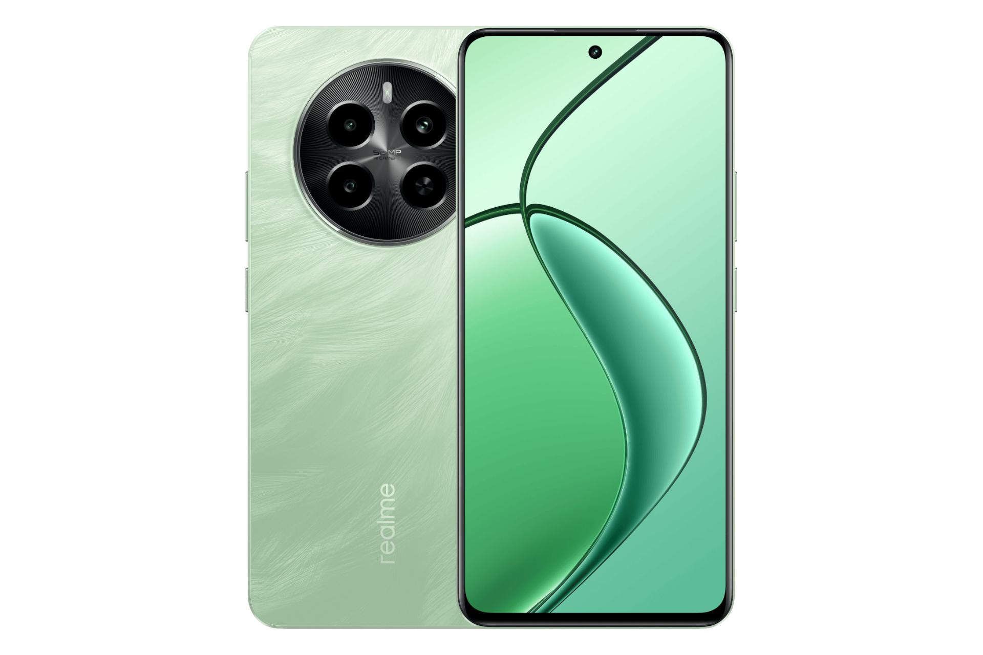 پنل جلو و پشت گوشی موبایل ریلمی Realme P1 سبز