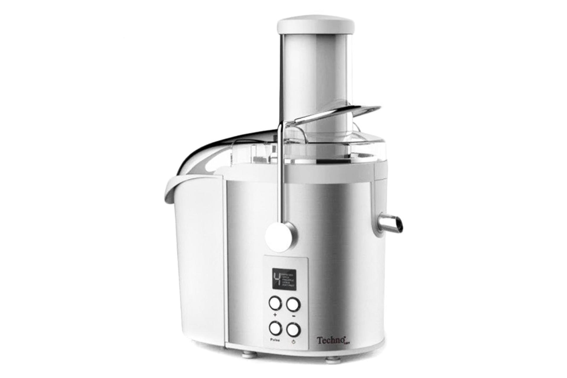 نمای سمت راست آبمیوه گیری تکنو TE-219 رنگ سفید