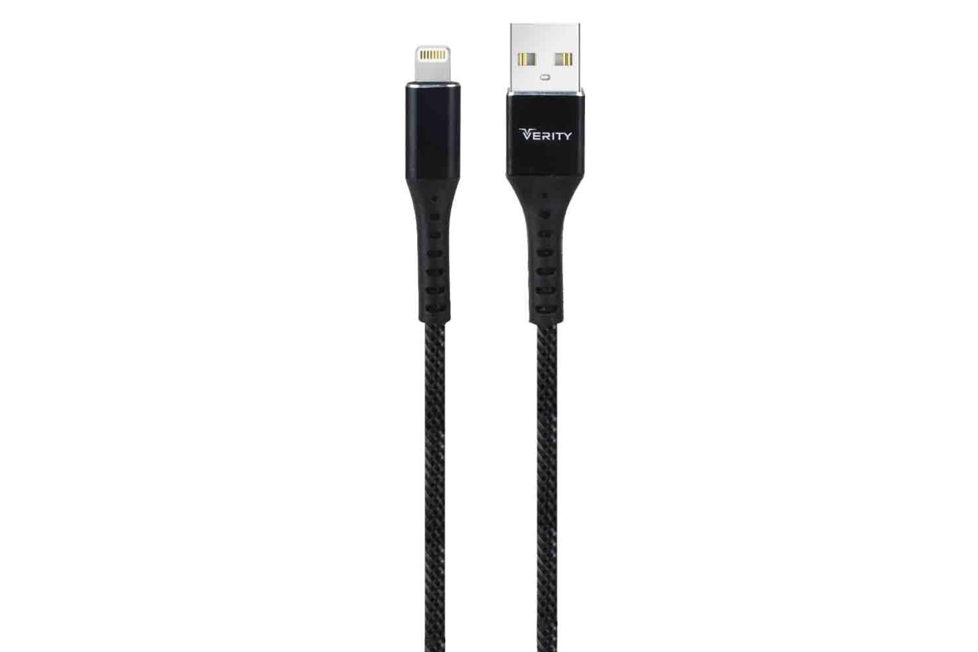 کابل شارژ USB وریتی Type-A به Lightning مدل CB3132i با طول 1 متر