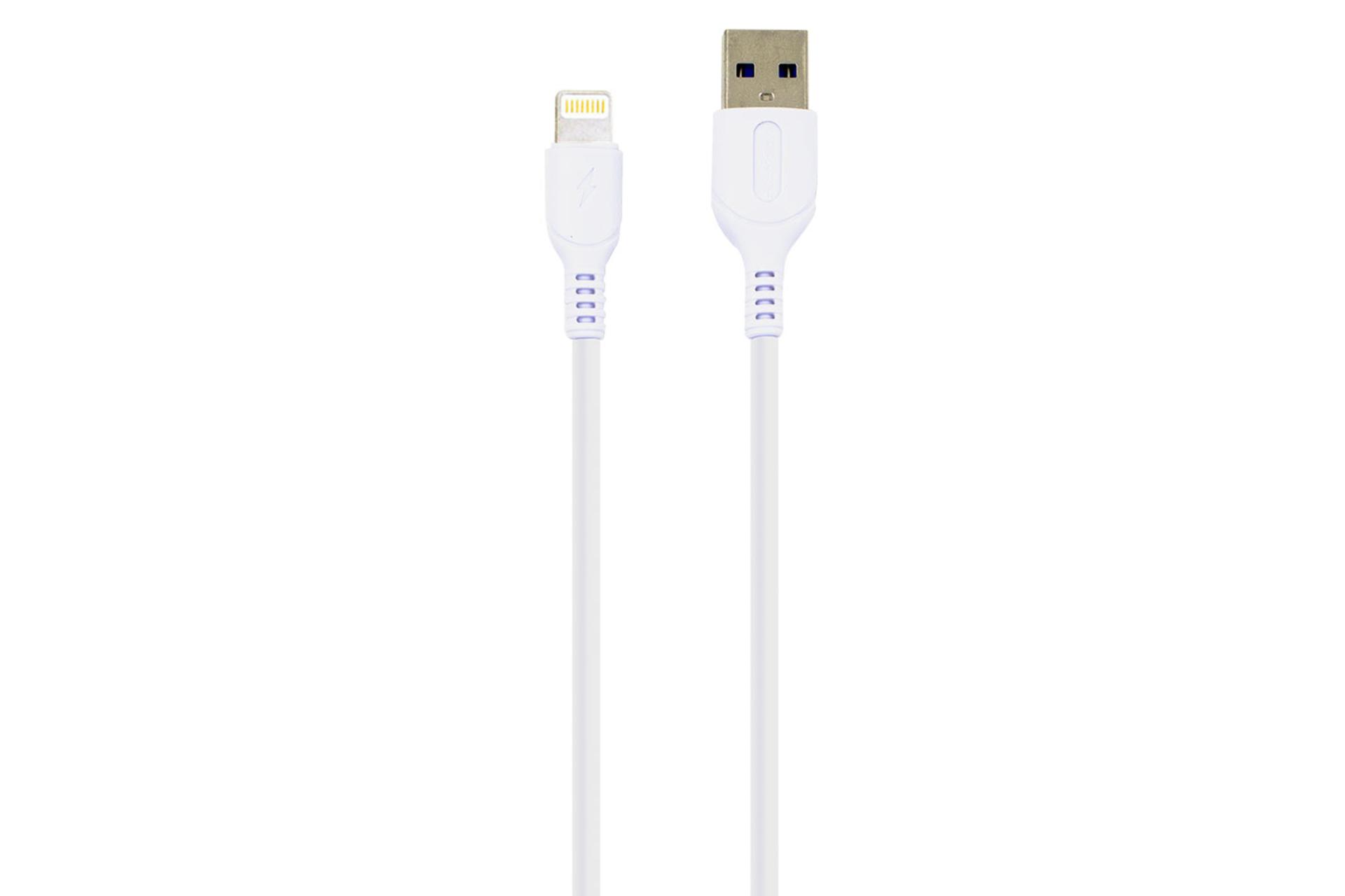 کابل شارژ USB کینگ استار Type-A به Lightning مدل K12 i با طول 1 متر