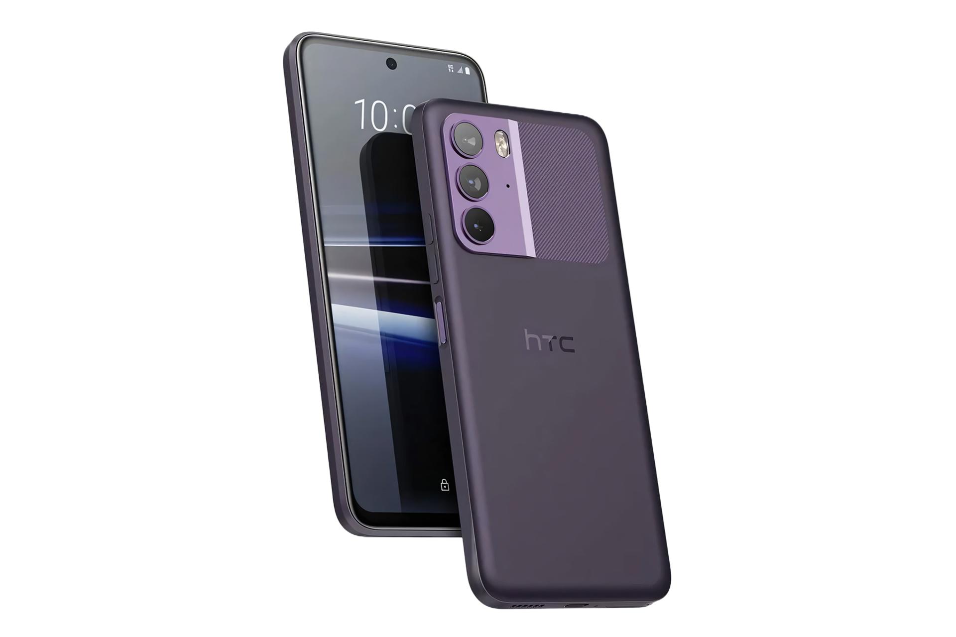 نمای نیمرخ گوشی U23 اچ تی سی / HTC U23 با نمایشگر لبه های سمت راست و چپ