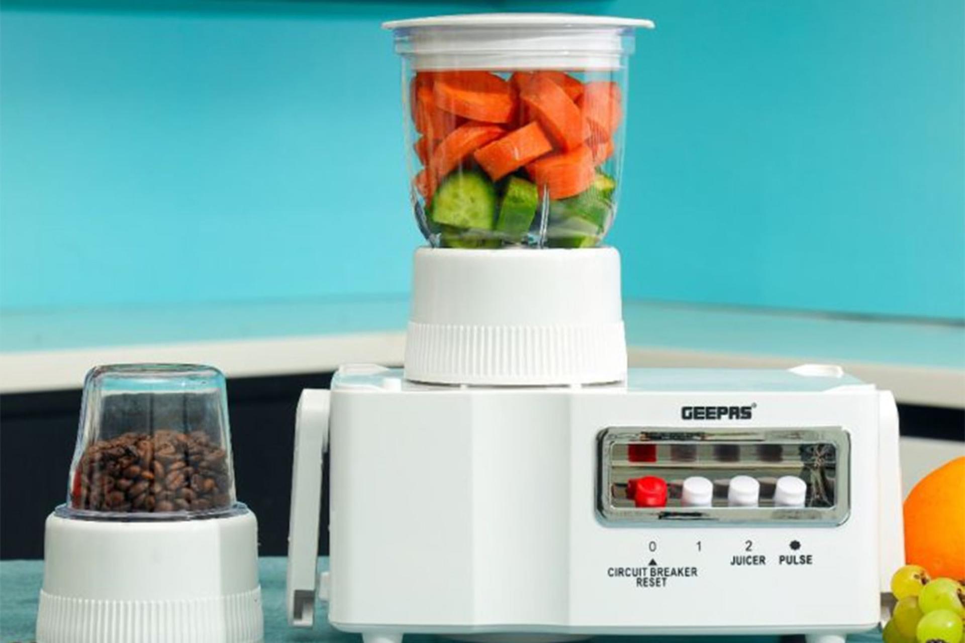 خردکن آبمیوه گیری 4 کاره جی پاس GSB6147N