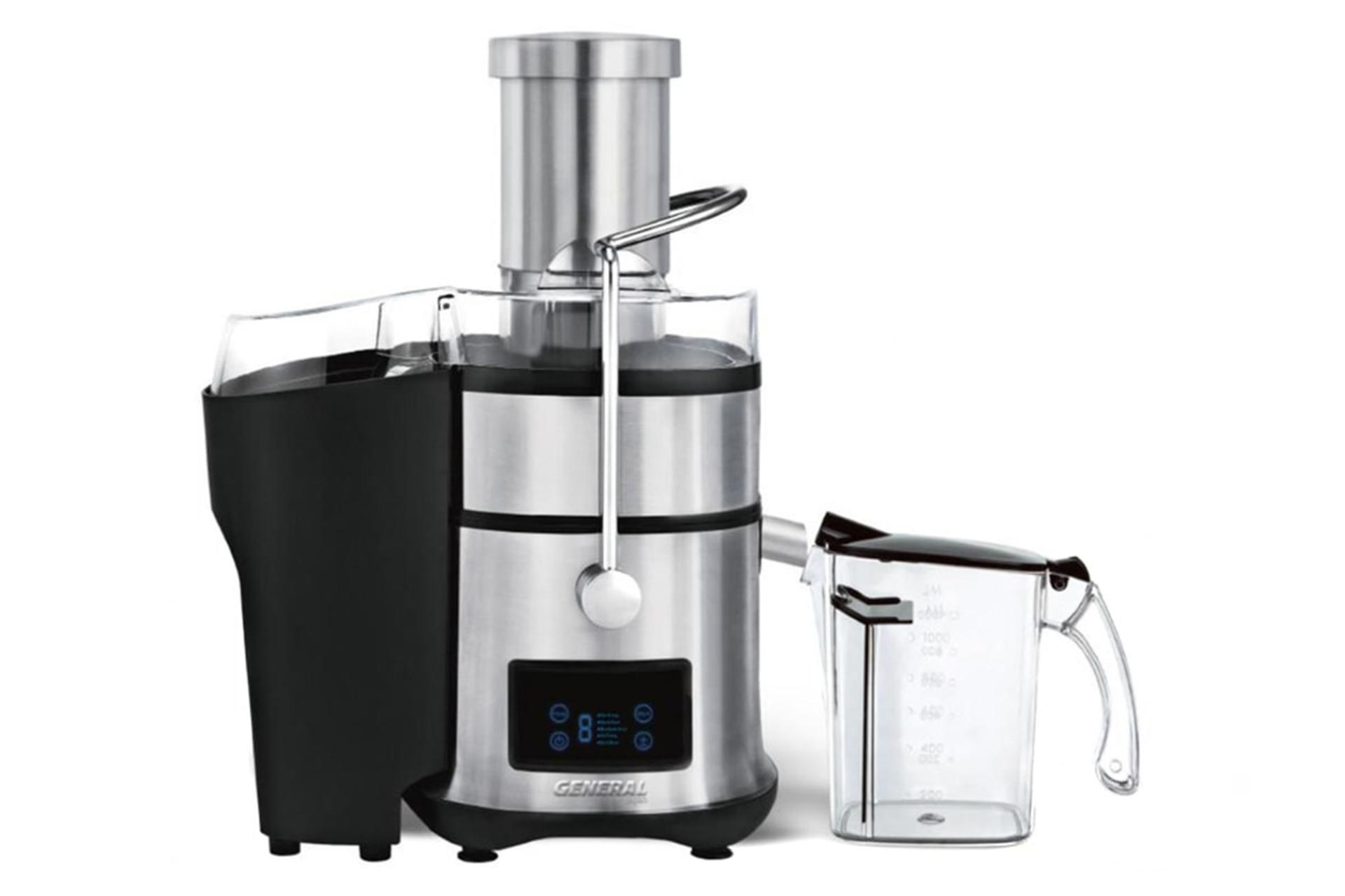 نمای جلوی آبمیوه گیری جنرال پلاس GE-9844 به همراه پارچ