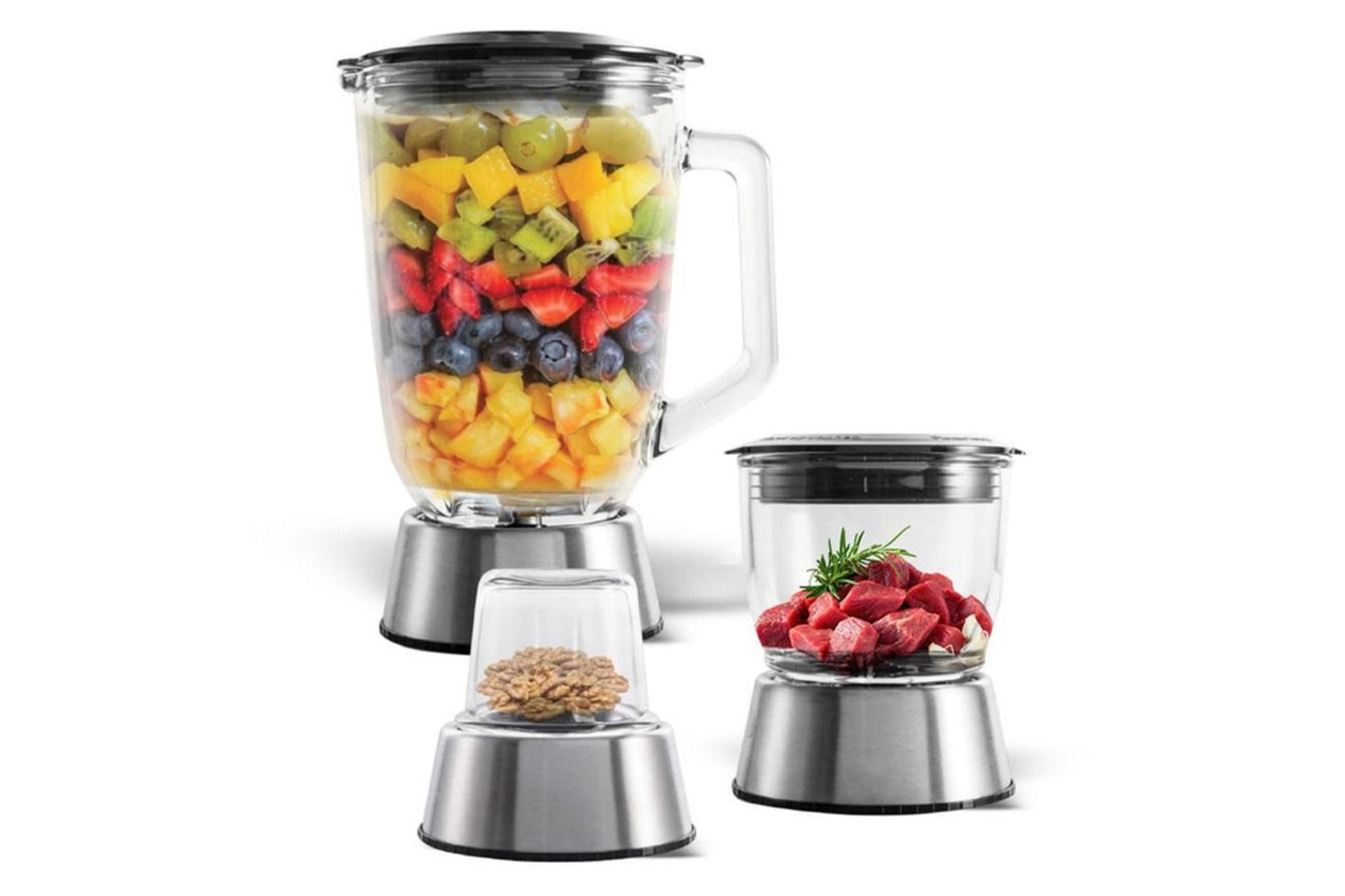 مخلوط کن و آسیاب آبمیوه گیری 4 کاره جنرال پلاس GE-9844