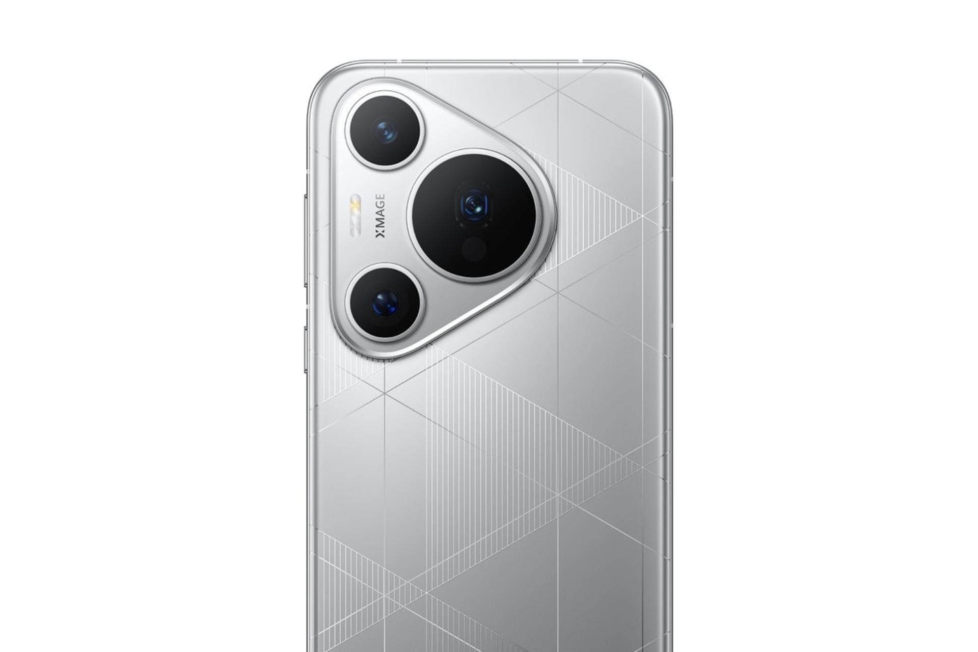 چینش دوربین گوشی پورا 70 پرو پلاس هواوی نقره ای / Huawei Pura 70 Pro Plus