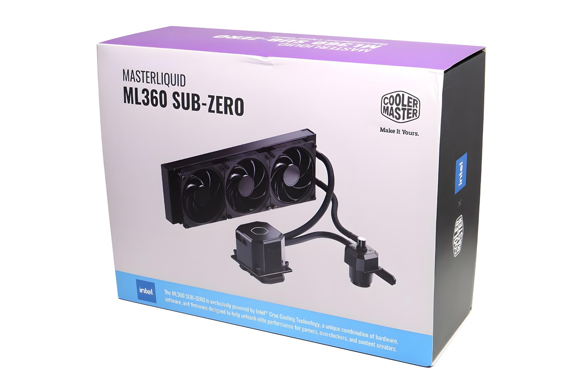 جعبه خنک کننده مایع کولر مستر Cooler Master MASTERLIQUID ML360 SUB-ZERO