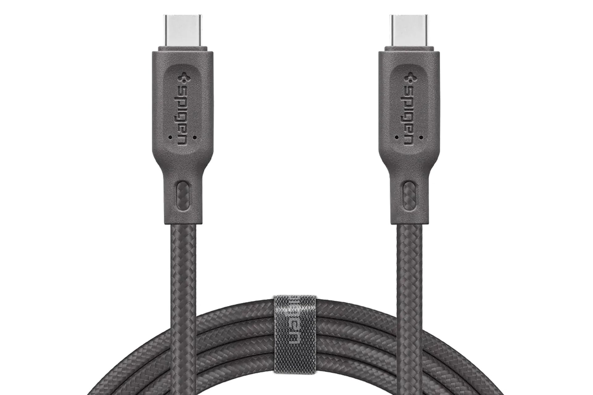 کابل شارژ USB اسپیگن Type-C به Type-C مدل DuraSync با طول 1.5 متر مشکی