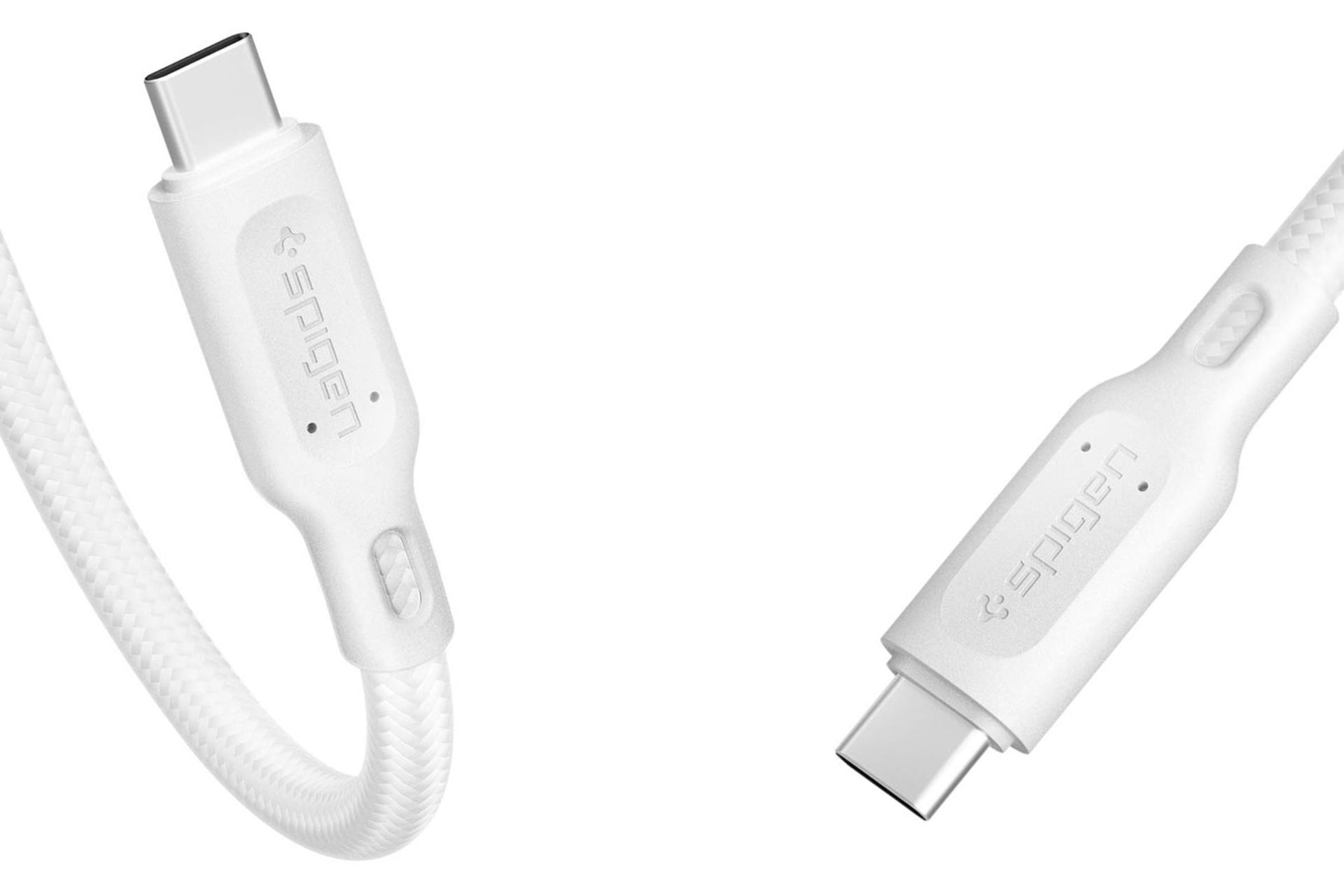 کانکتور و اتصال کابل شارژ USB اسپیگن Type-C به Type-C مدل DuraSync با طول 1.5 متر