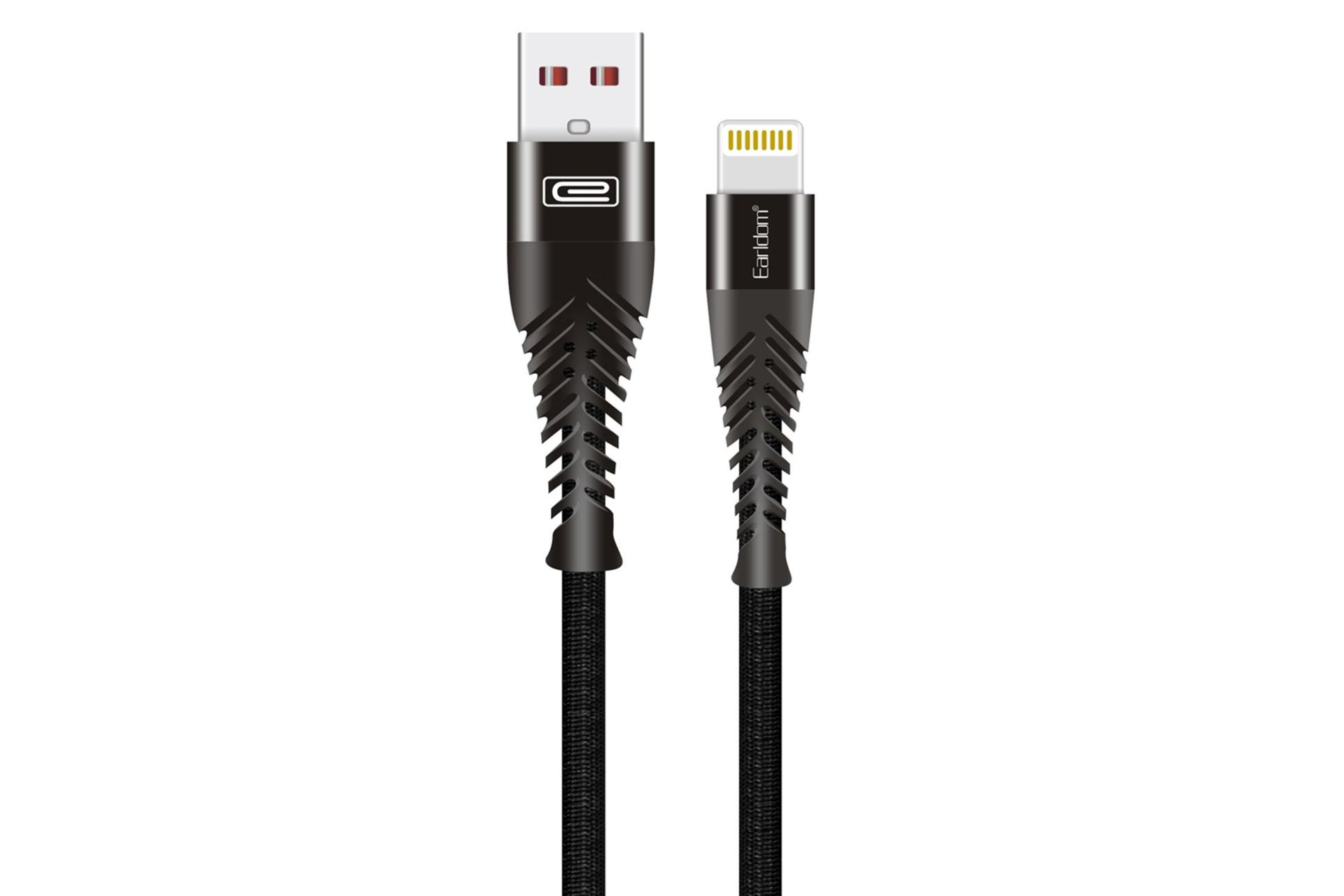 کابل شارژ USB ارلدام Type-A به Lightning مدل EC-170i با طول 1 متر