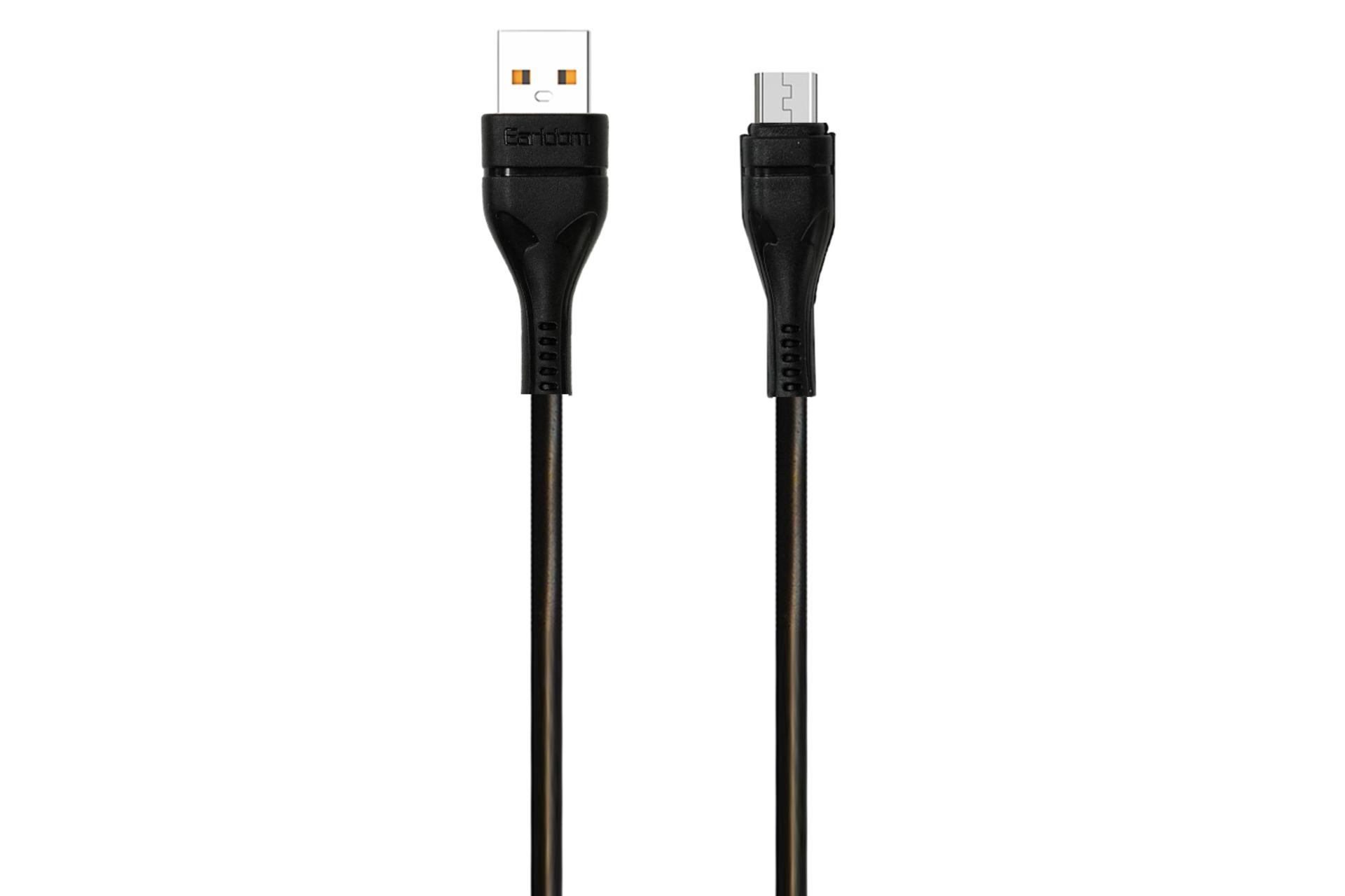 کابل شارژ USB ارلدام Type-A به Micro-USB مدل EC-164M با طول 1 متر