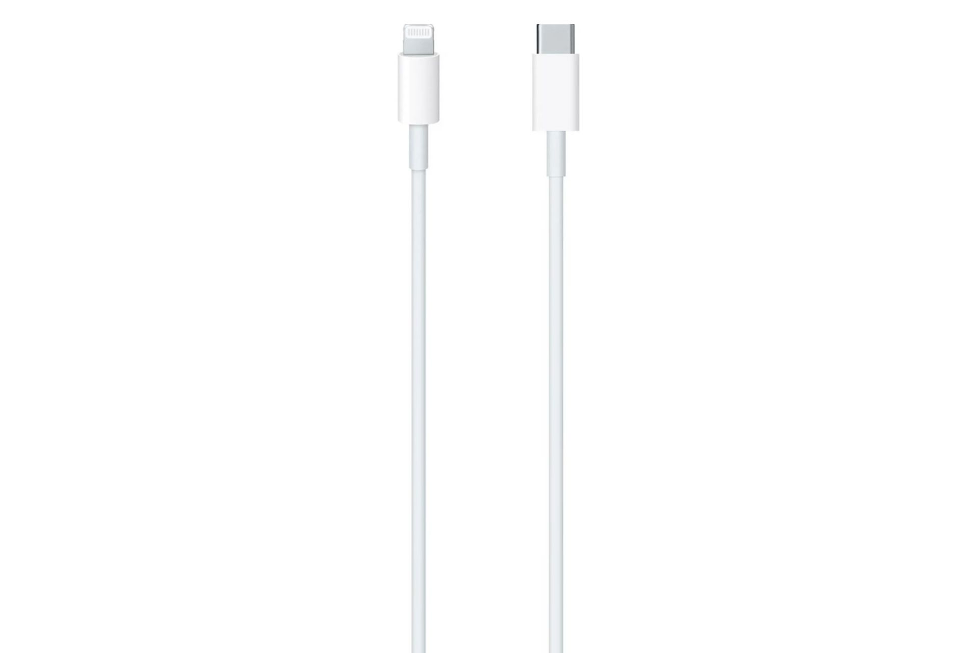 کابل شارژ USB اپل Type-C به Lightning مدل MM0A3AM/A با طول 1 متر رنگ سفید