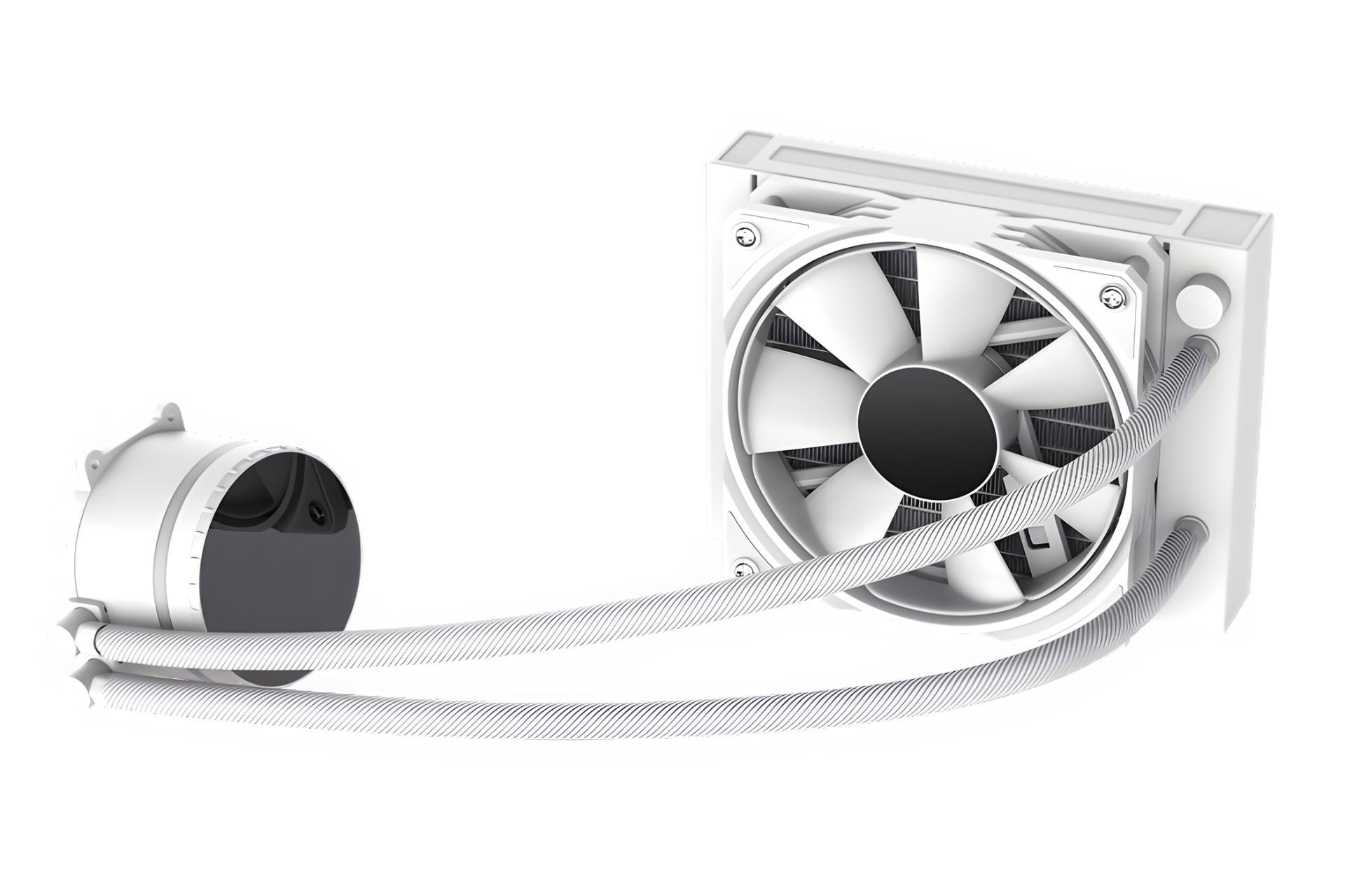 خنک کننده مایع گیم مکس GAMEMAX ICEBURG 120 Infinity White در حالت خاموش