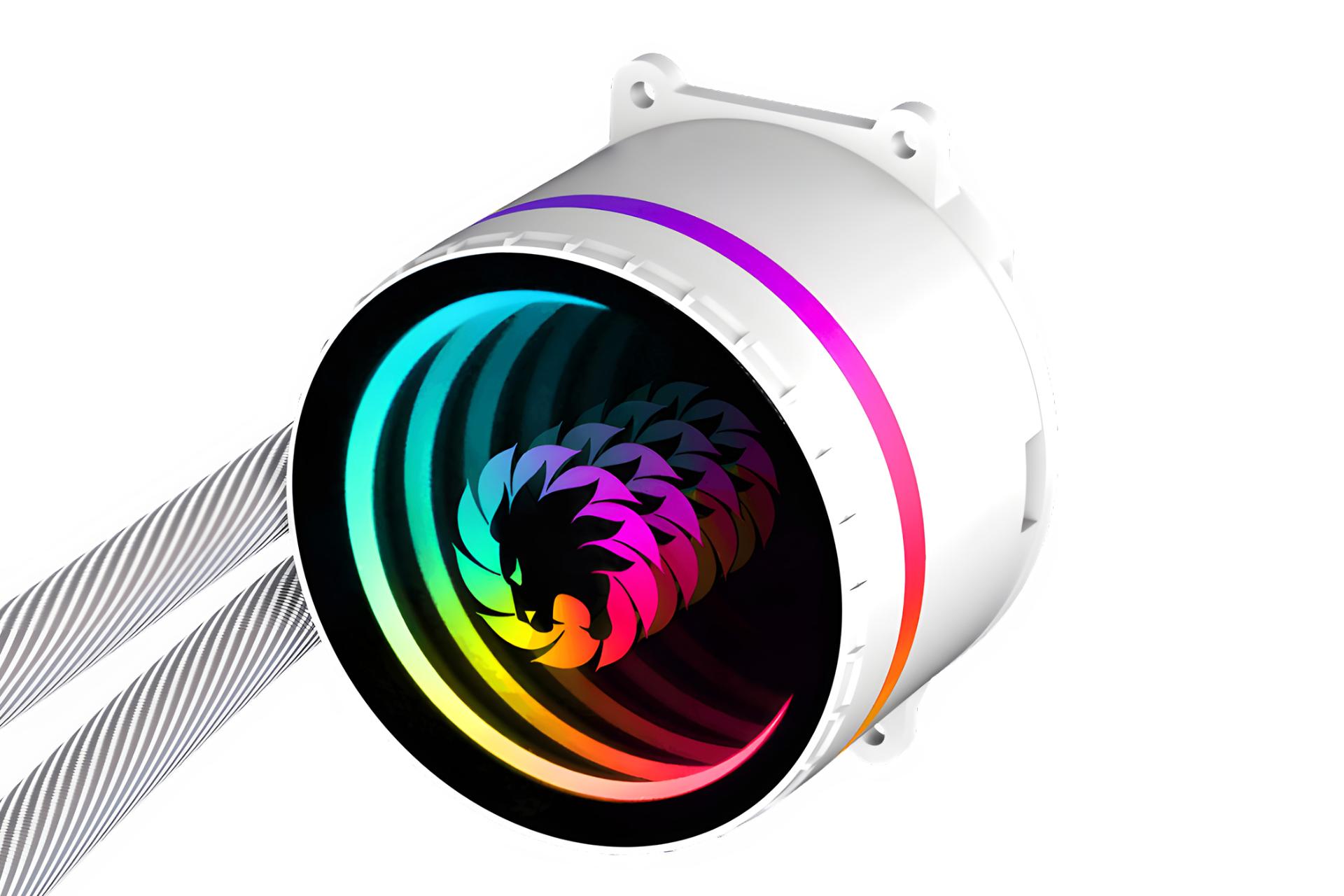 واتربلاک خنک کننده مایع گیم مکس GAMEMAX ICEBURG 120 Infinity White