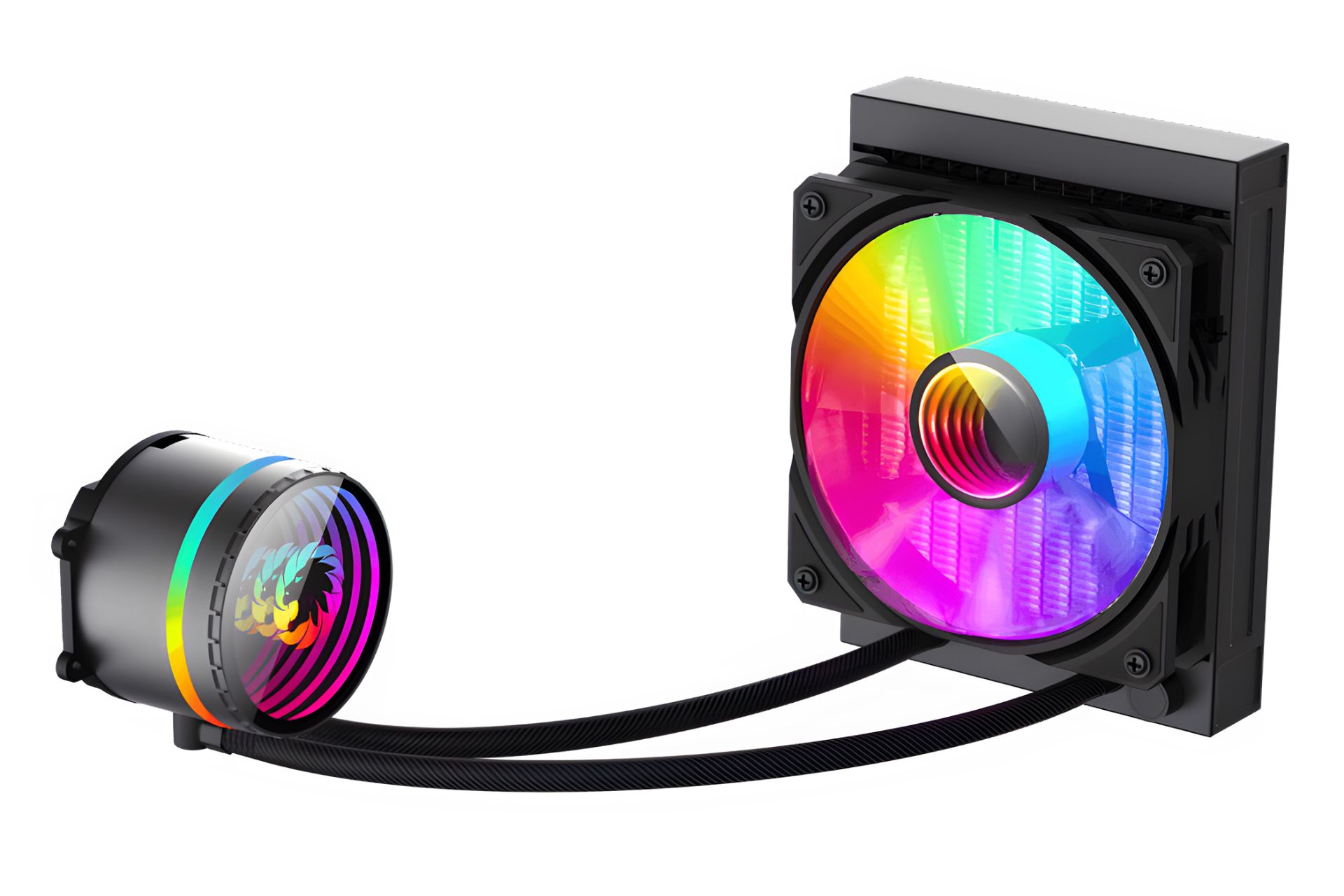 خنک کننده مایع گیم مکس GAMEMAX ICEBURG 120 Infinity Black