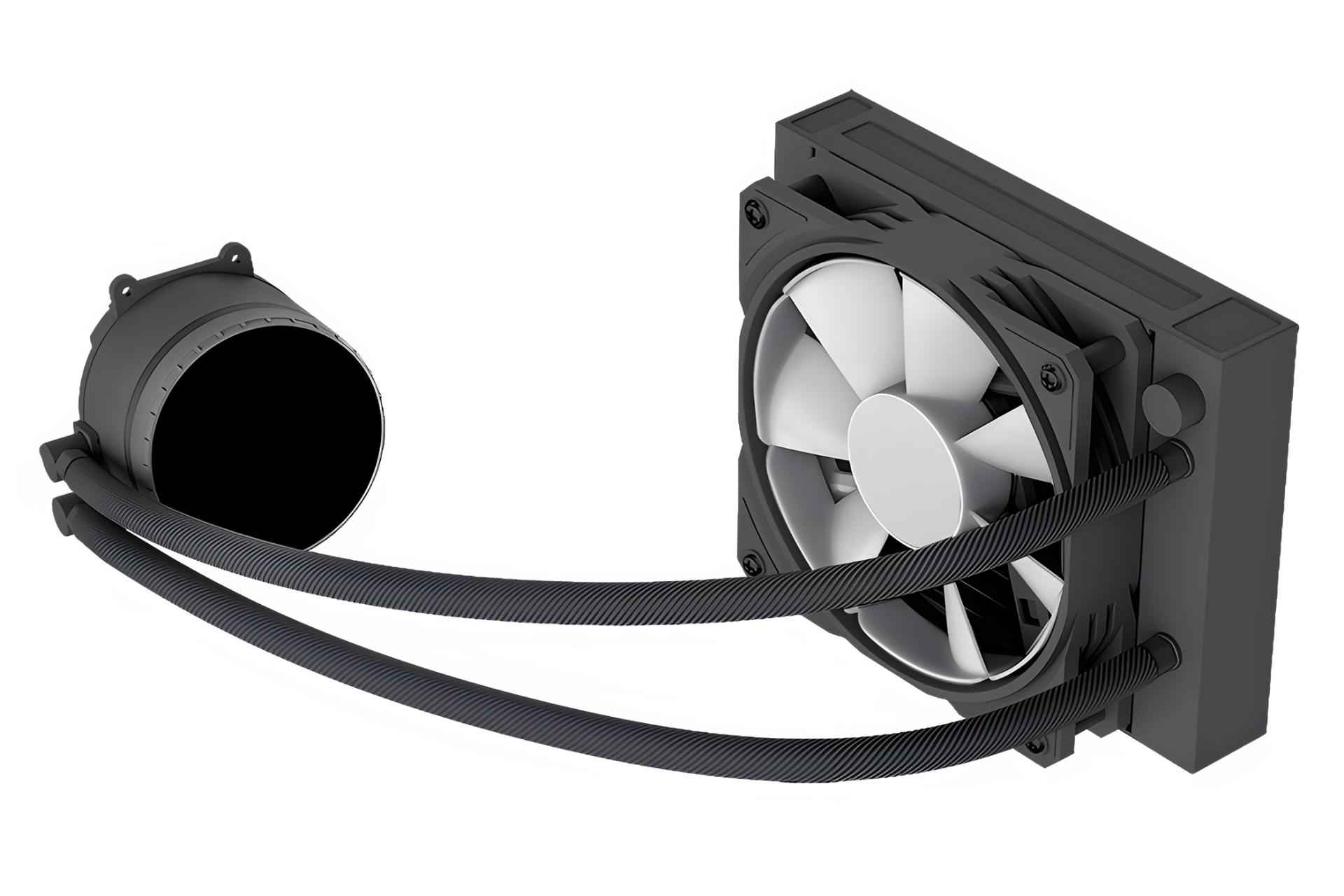 خنک کننده مایع گیم مکس GAMEMAX ICEBURG 120 Infinity Black در حالت خاموش