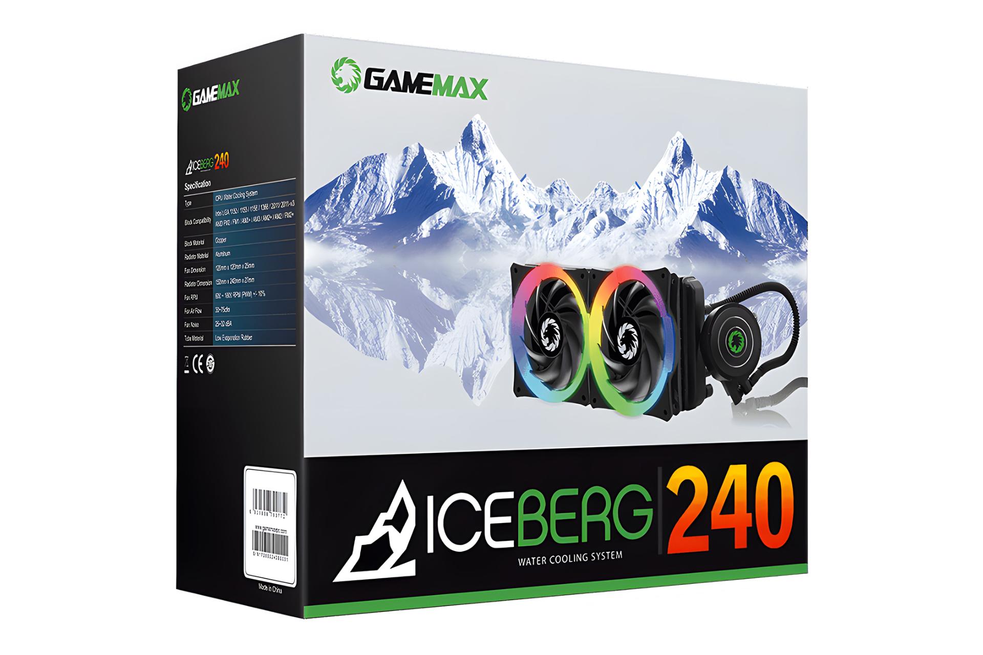 جعبه خنک کننده مایع گیم مکس GAMEMAX ICEBURG 240