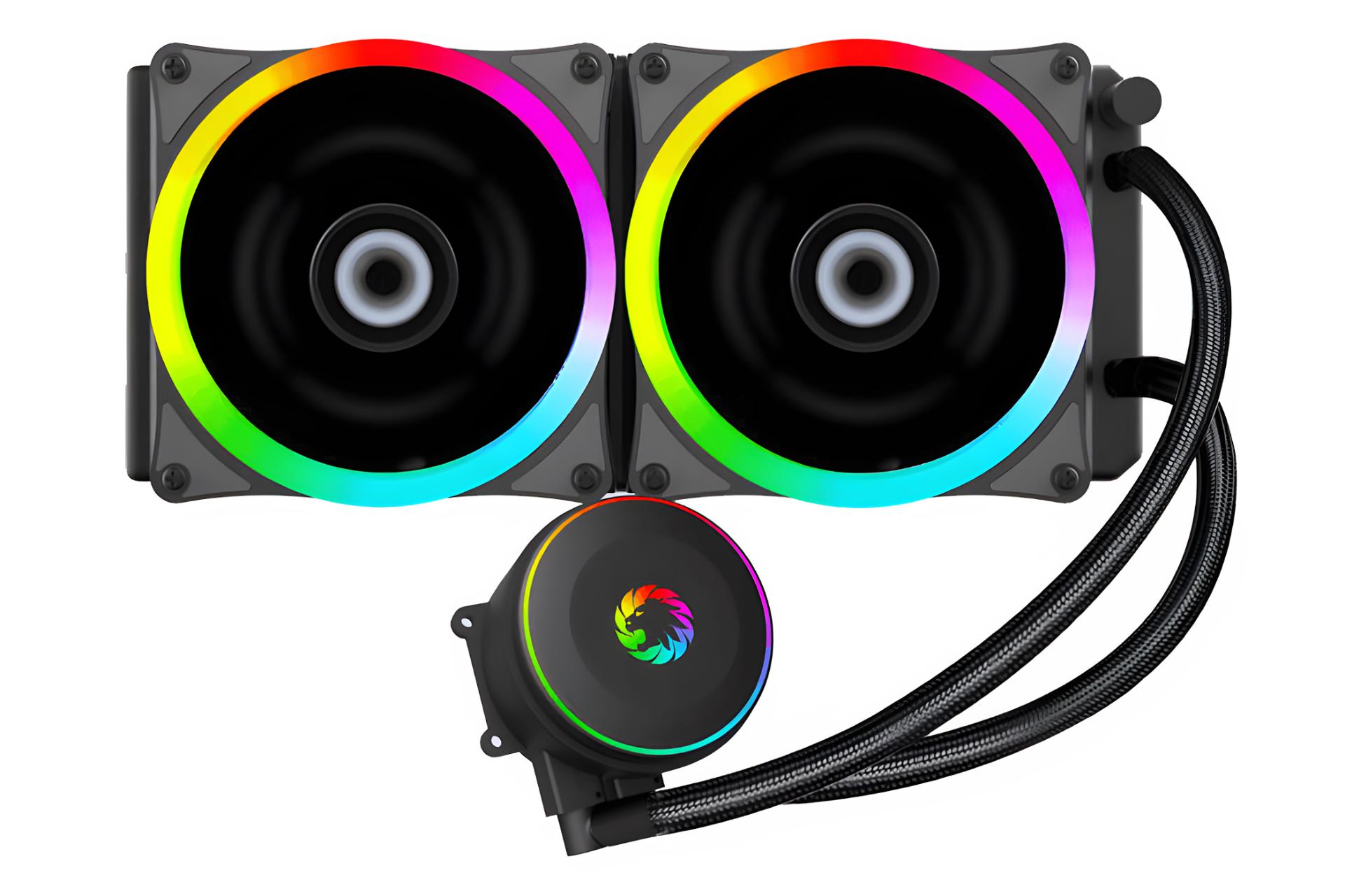 خنک کننده مایع گیم مکس GAMEMAX ICEBURG 240 Rainbow