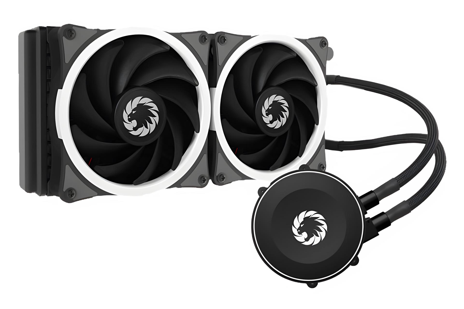 خنک کننده مایع گیم مکس GAMEMAX ICEBURG 240 Rainbow در حالت خاموش