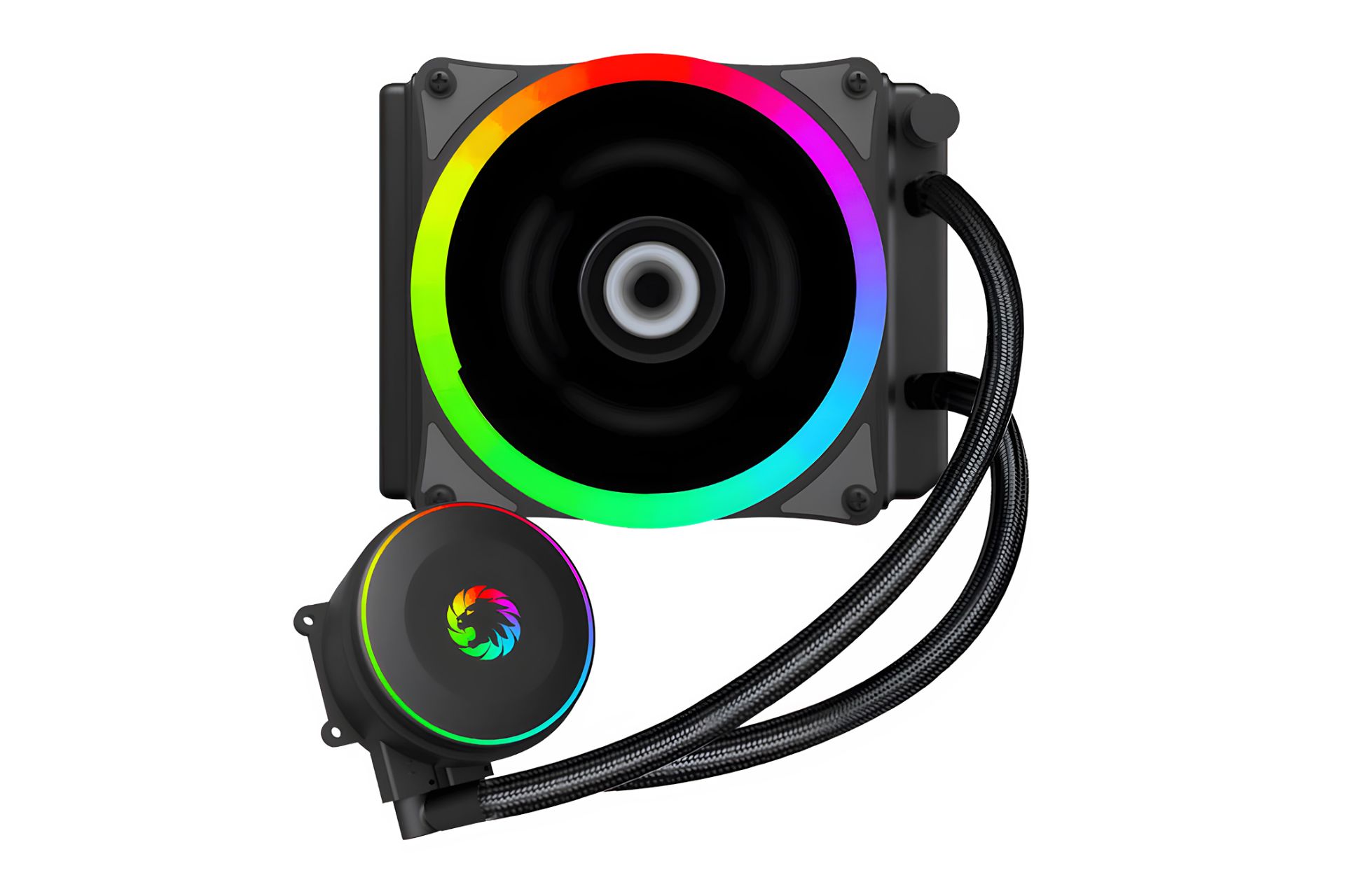 خنک کننده مایع گیم مکس GAMEMAX ICEBURG 120 Rainbow