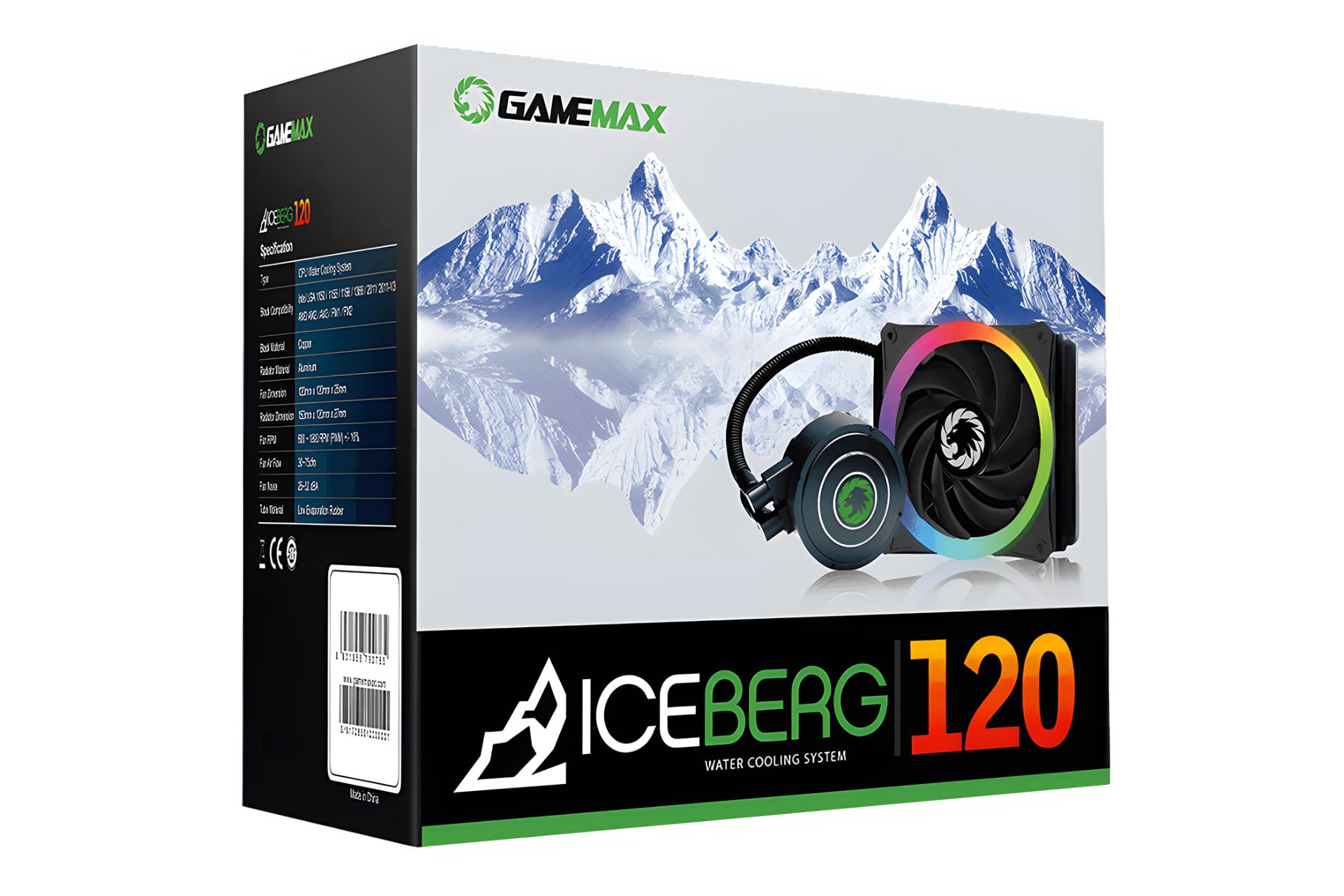 جعبه خنک کننده مایع گیم مکس GAMEMAX ICEBURG 120