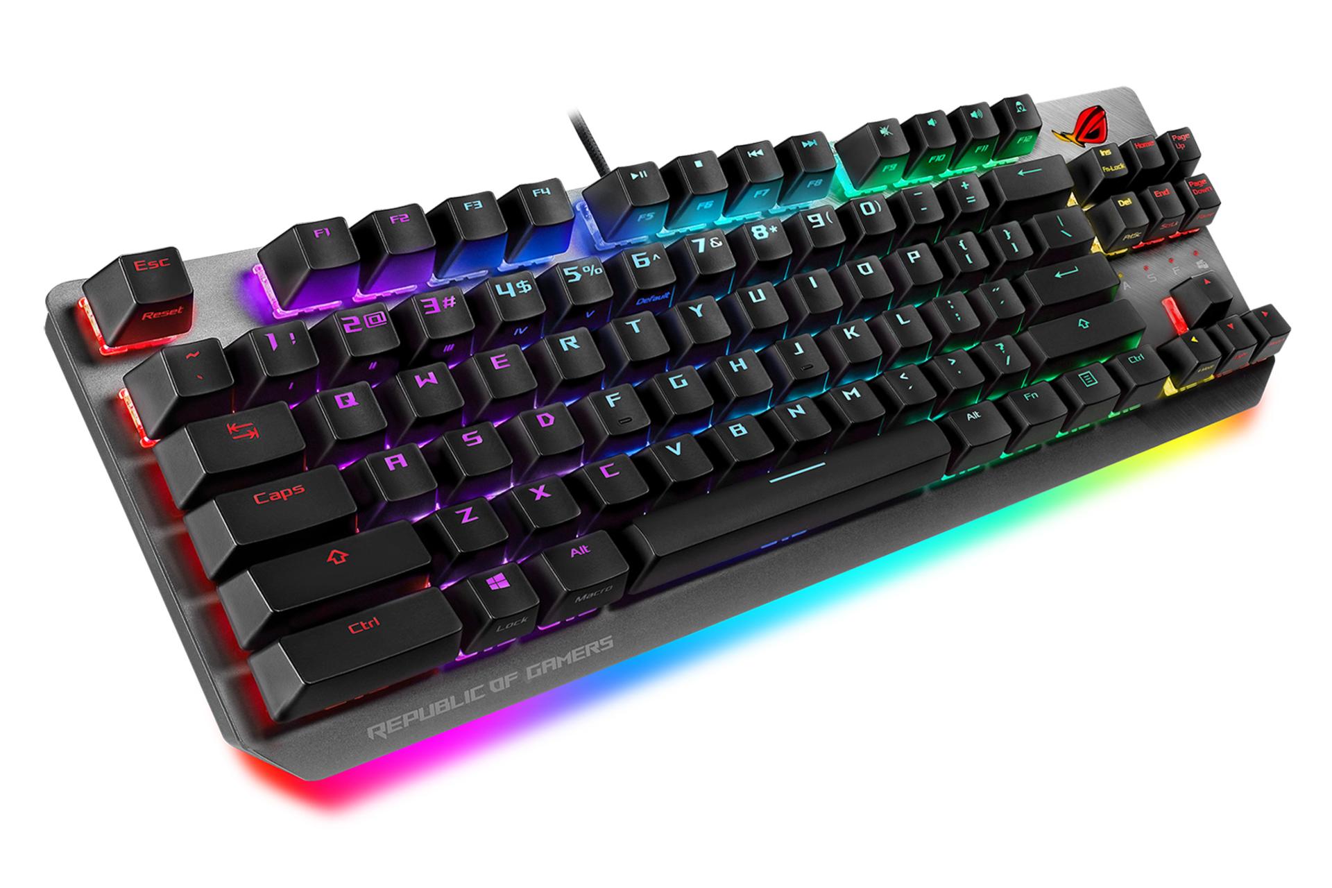 ابعاد و اندازه کیبورد ایسوس ROG Strix Scope NX TKL