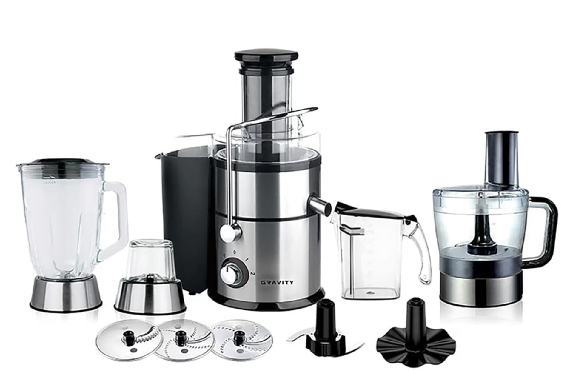 نمای جلوی آبمیوه گیری 4 کاره گرویتی GJ920