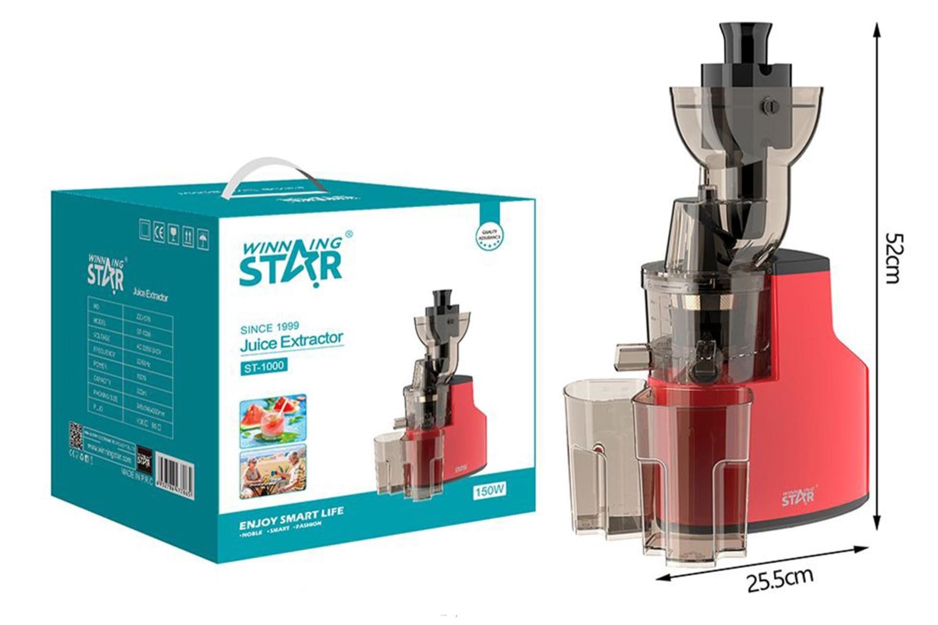 کارتن و ابعاد آبمیوه گیری وینینگ استار ST-1000