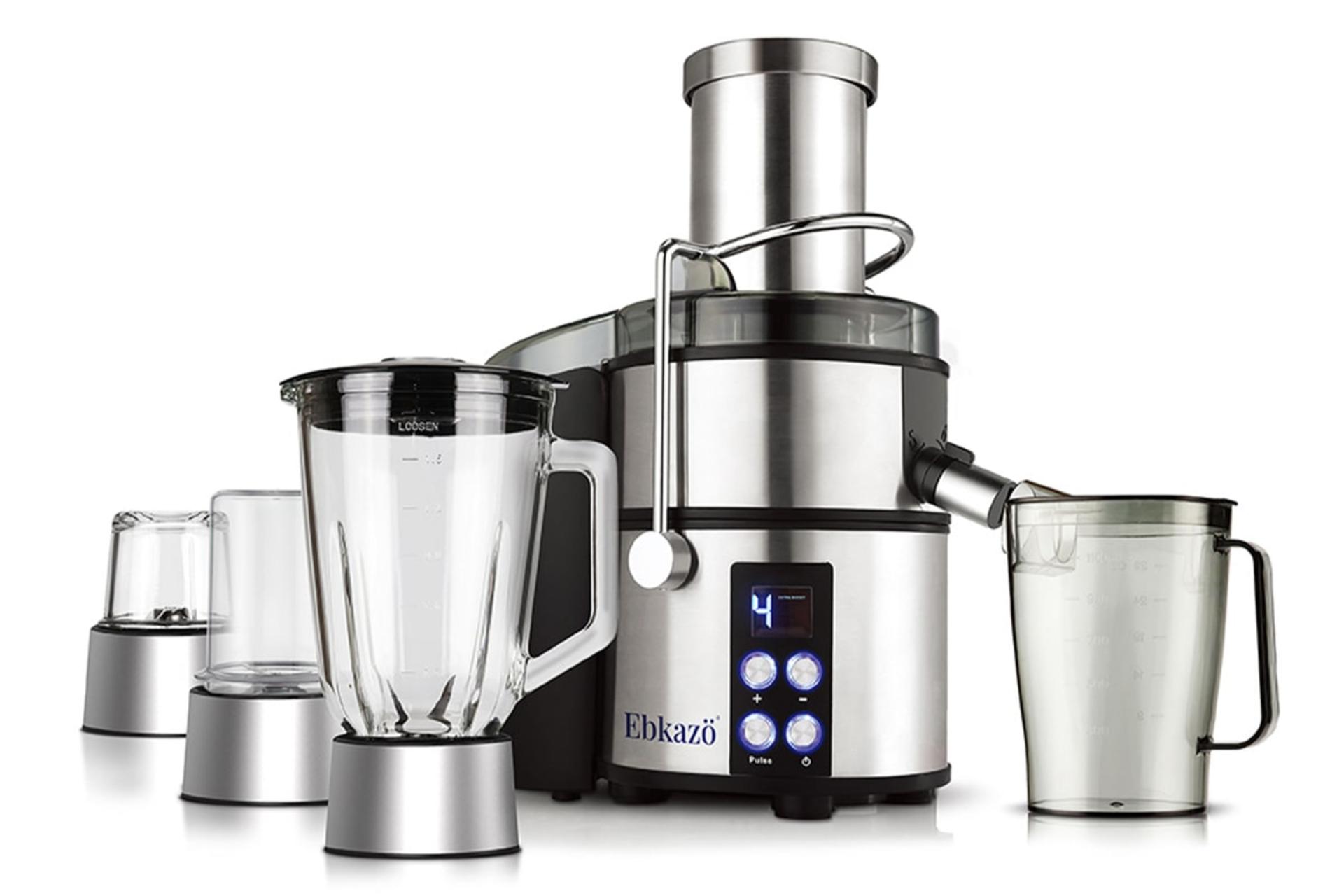 نمای جلوی آبمیوه گیری 4 کاره ابکازو مدل FJ-1214