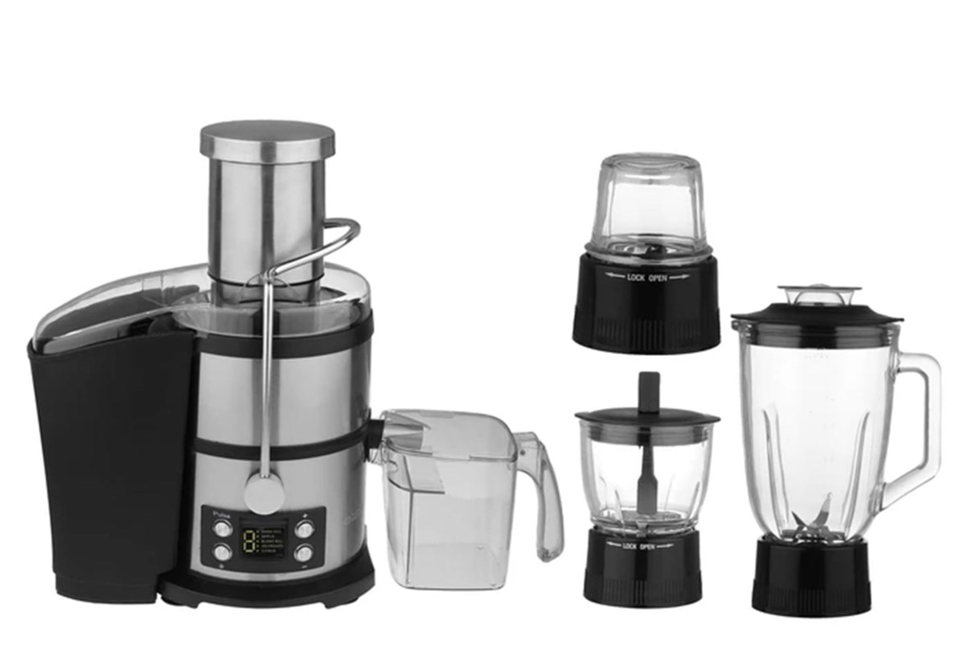 نمای سمت راست آبمیوه گیری 4 کاره بوکر MJ-412