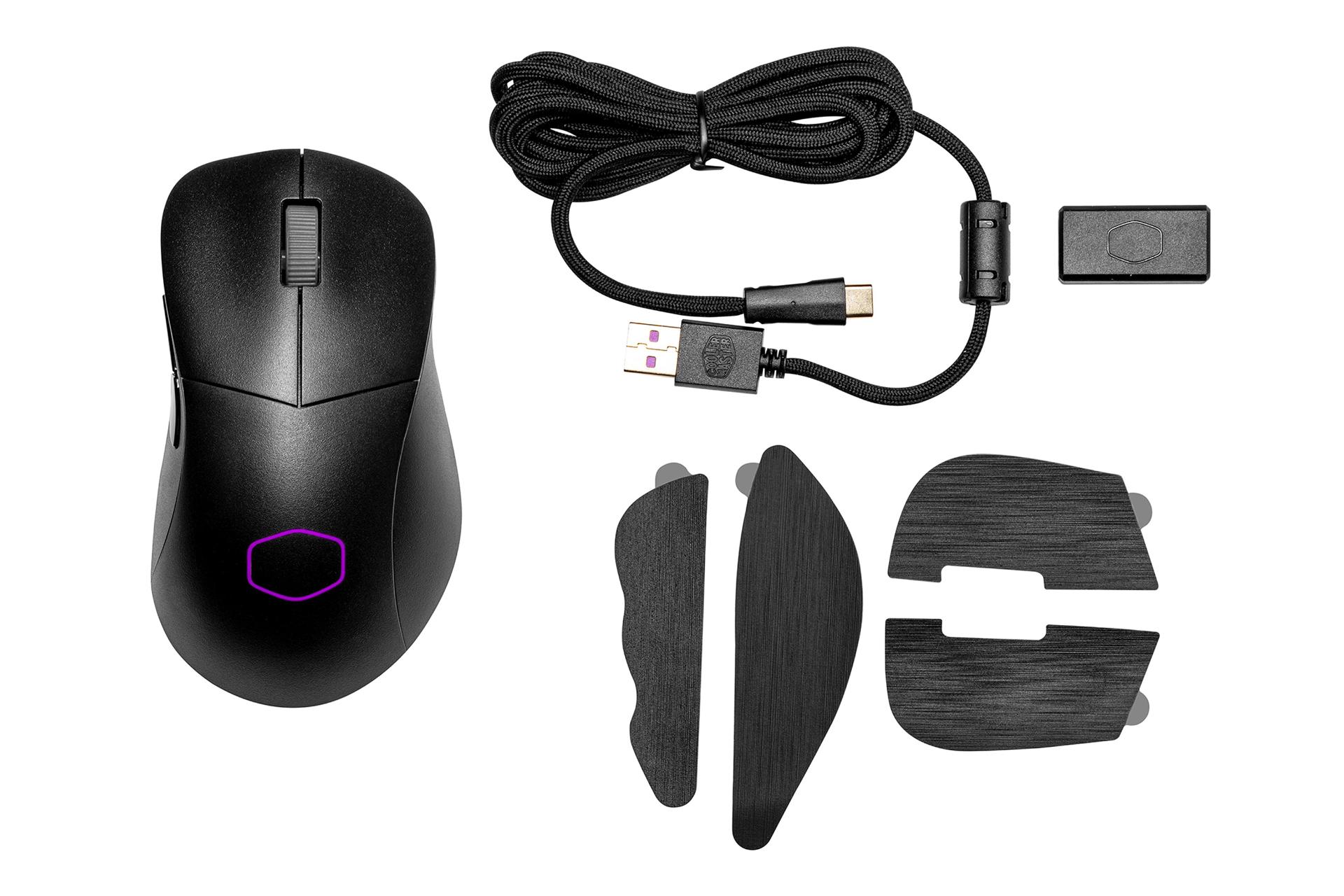 ماوس کولر مستر Cooler Master MM731 با اقلام همراه