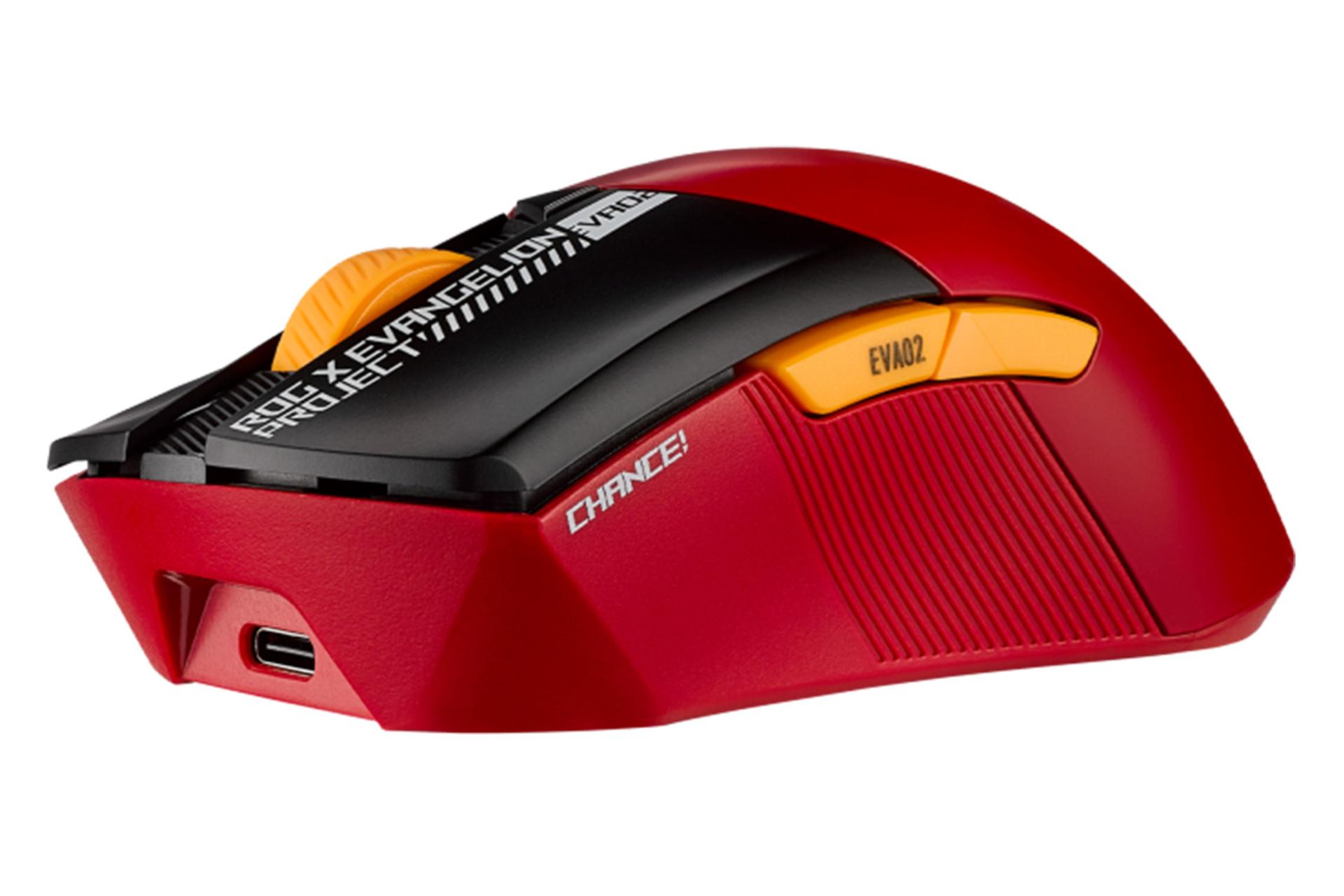 نمای کناری ماوس ایسوس ASUS ROG Gladius III Wireless AimPoint EVA-02