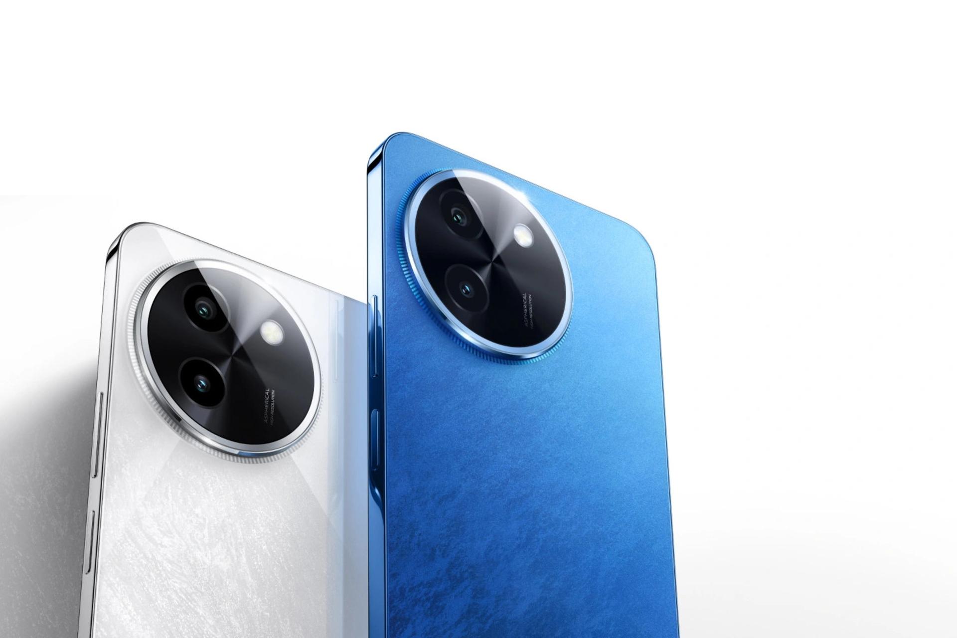 پنل پشت گوشی موبایل ویوو vivo Y200i آبی و سفید