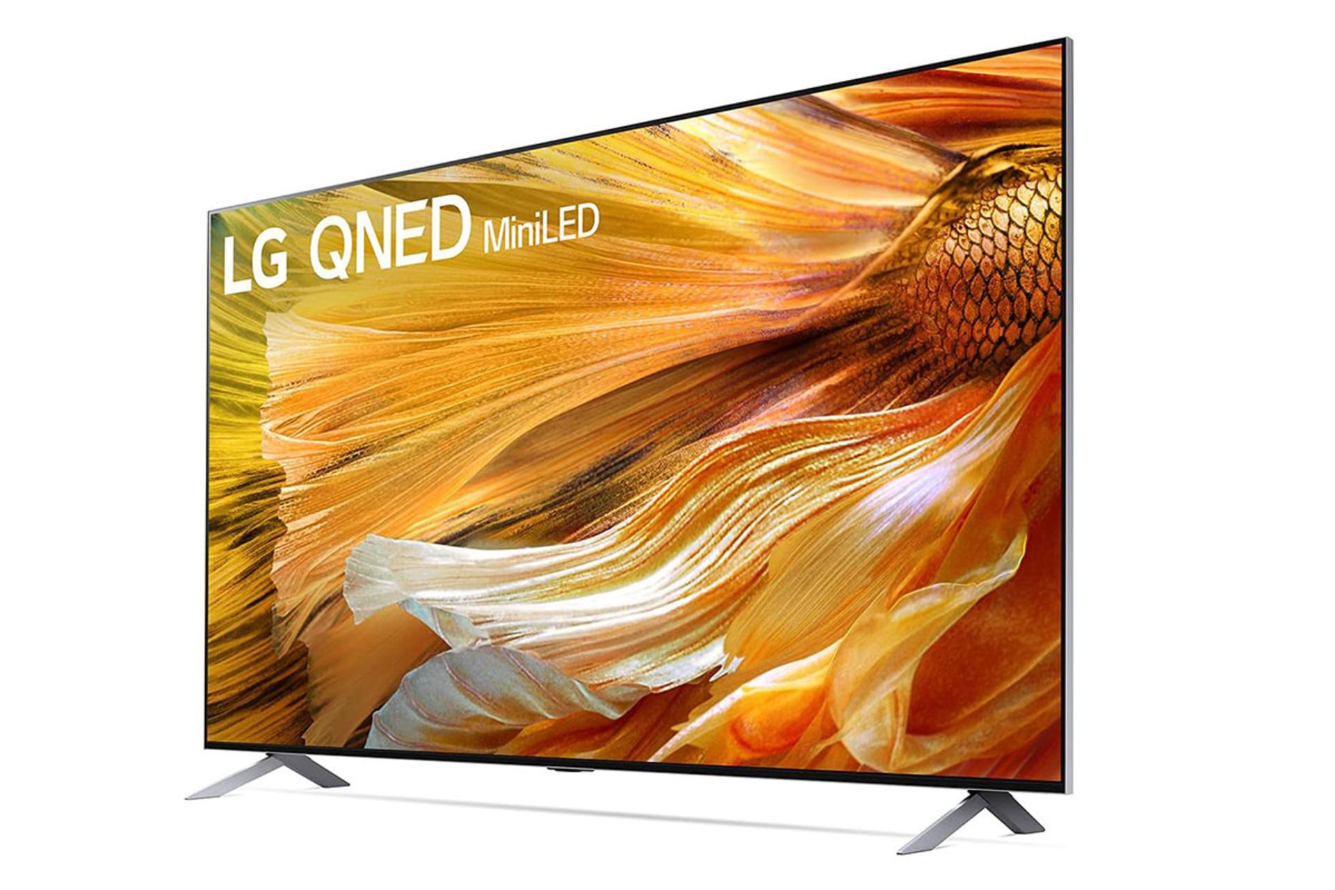 تلویزیون ال جی LG QNED90 نمای راست