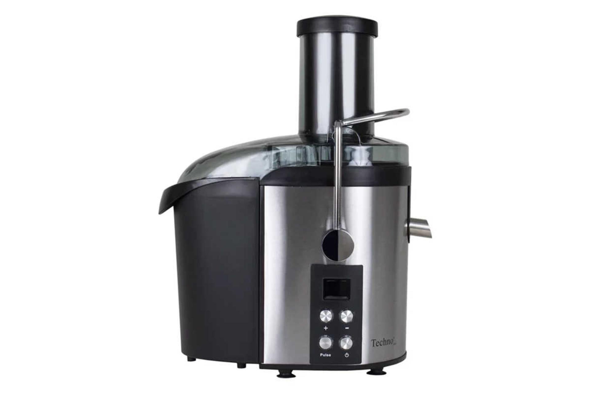 نمای جلوی آبمیوه گیری تکنو TE-312 رنگ مشکی