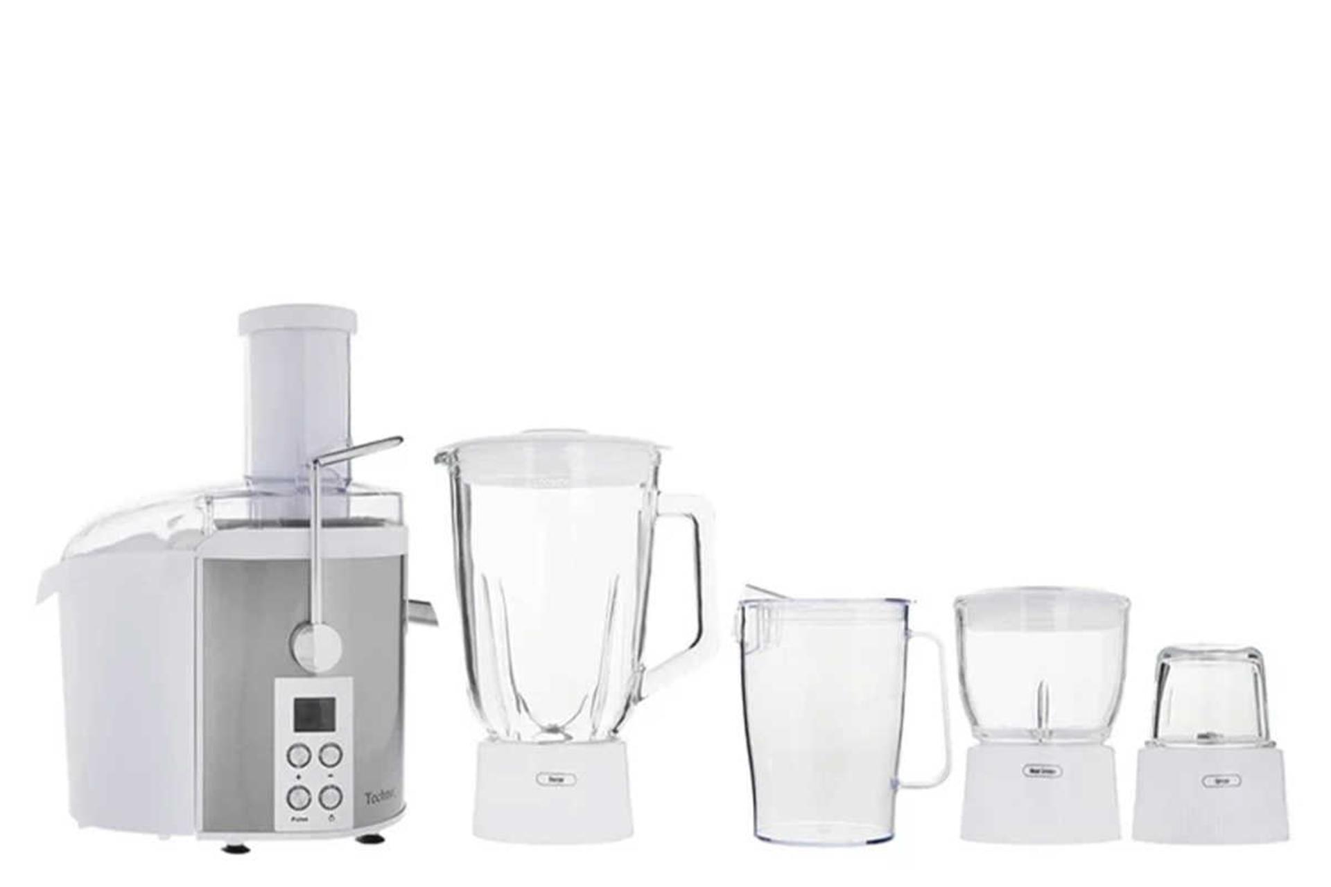 نمای جلوی آبمیوه گیری 4 کاره تکنو TE-312 رنگ سفید