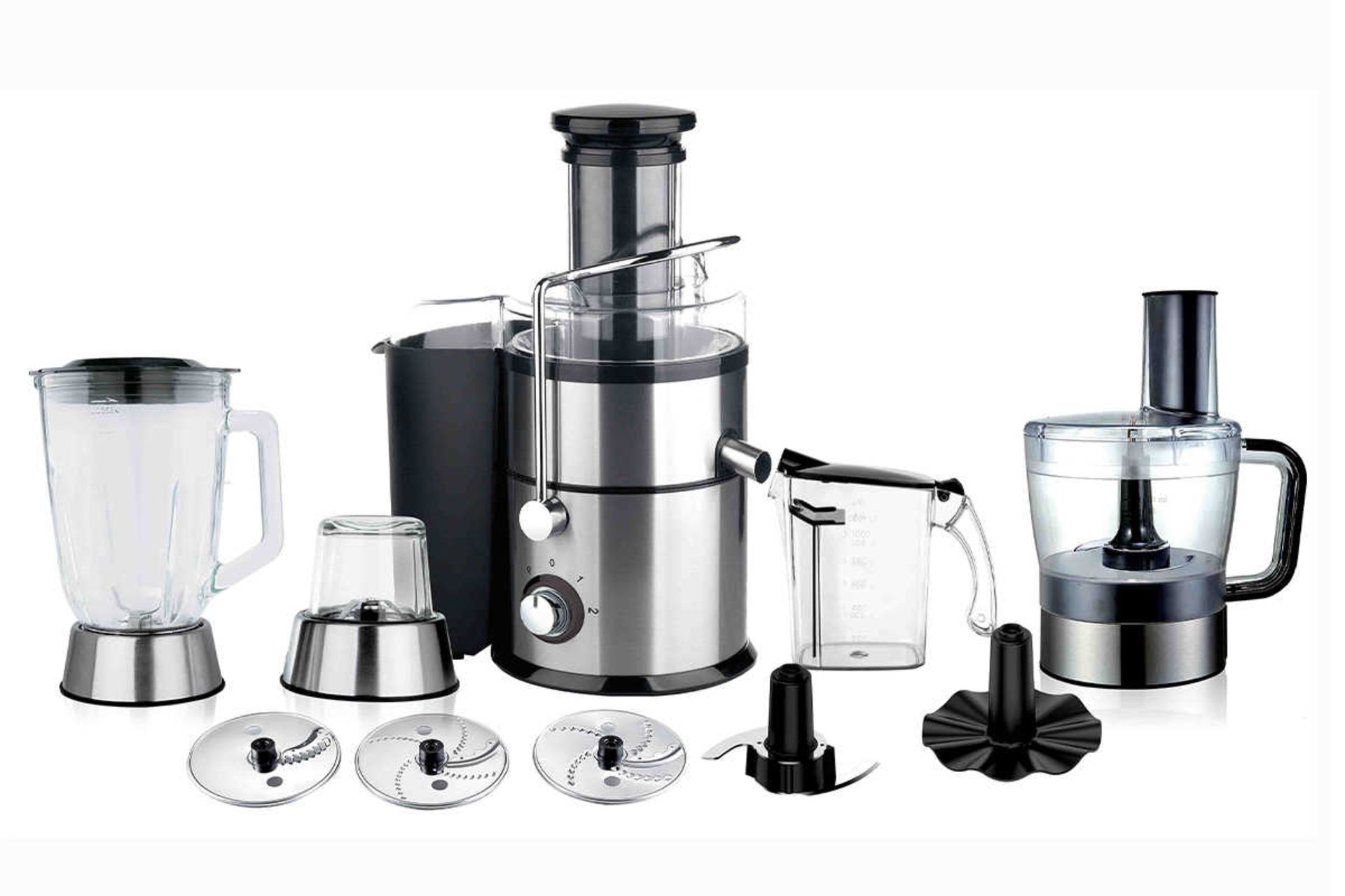 نمای جلوی آبمیوه گیری 9 کاره هایدسان HS-HR517