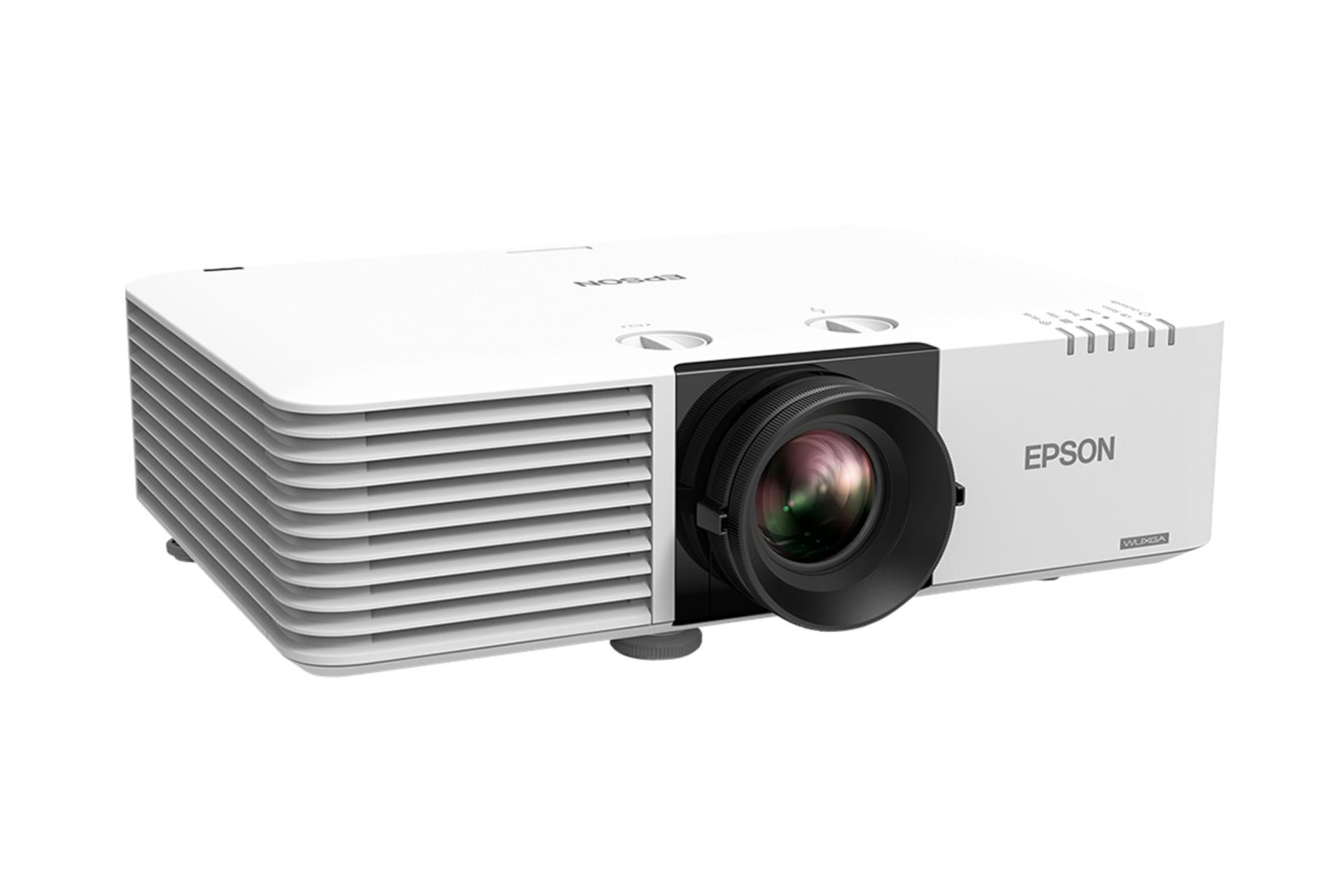 ویدیو پروژکتور اپسون Epson EB-L630SU نمای جلو و چپ