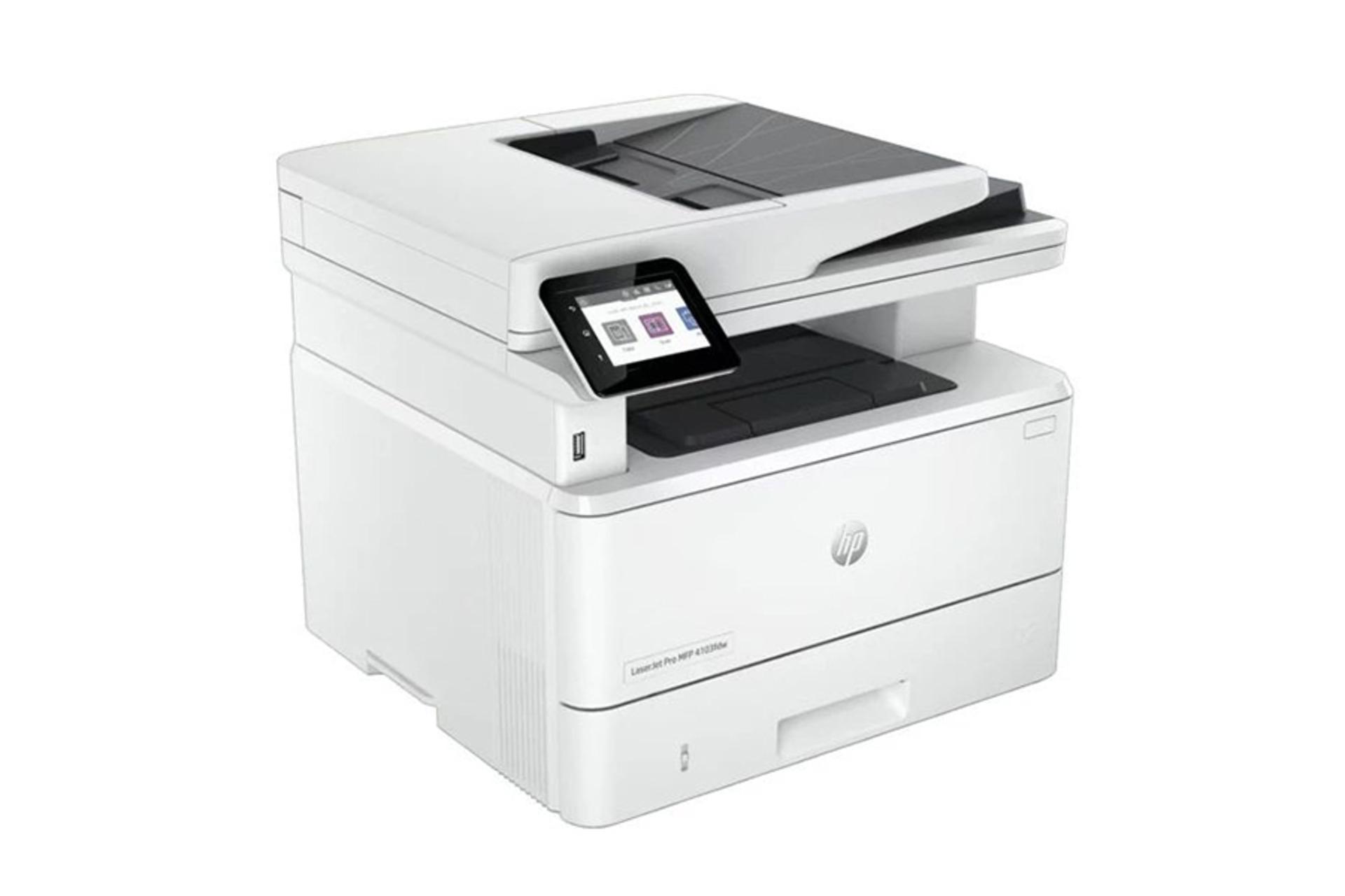 پرینتر اچ پی HP LaserJet Pro MFP 4103fdw نمای چپ