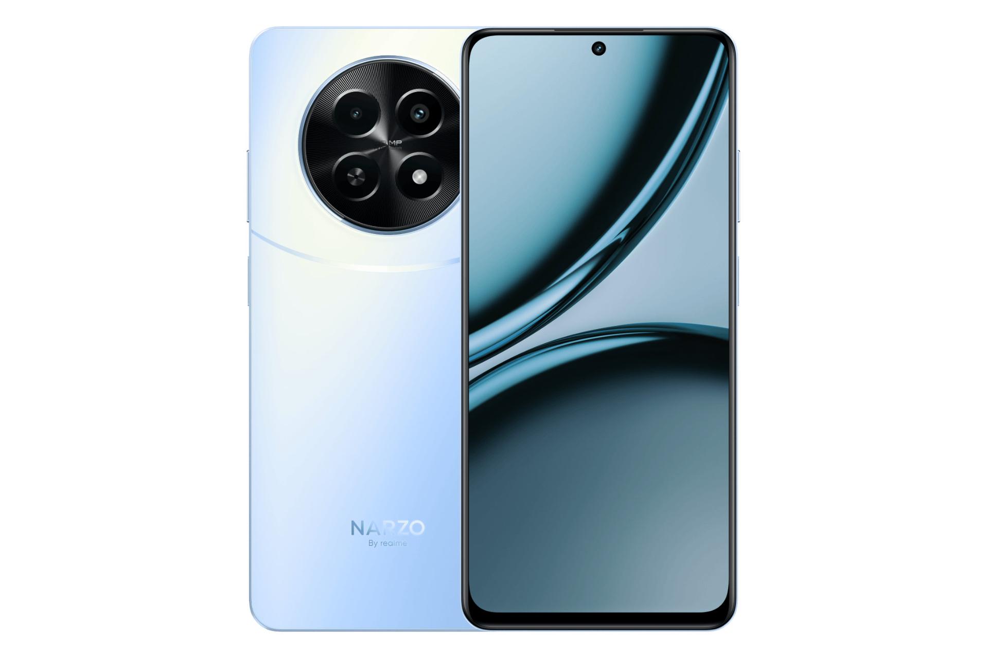 پنل جلو و پشت گوشی موبایل ریلمی Realme Narzo 70x آبی