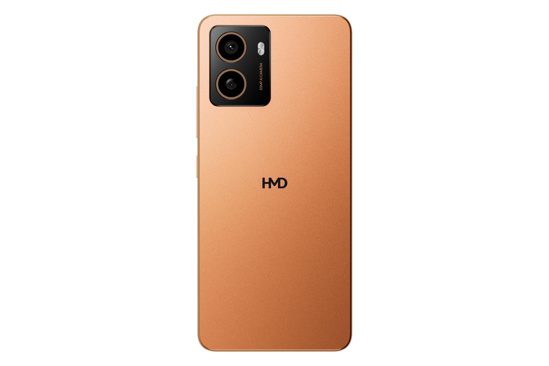 پنل پشت و چینش دوربین گوشی موبایل اچ ام دی پالس پلاس نارنجی / HMD Pulse Plus