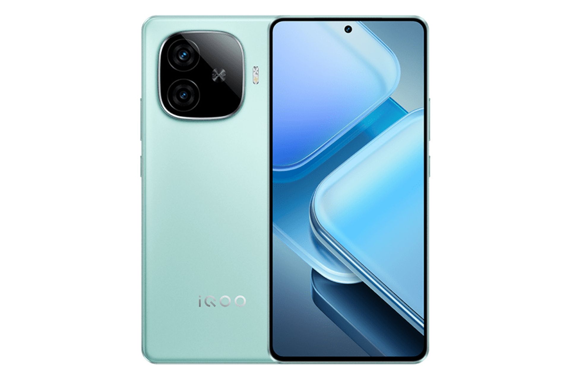 پنل جلو و پشت گوشی موبایل iQOO Z9 ویوو نسخه چین سبز / vivo iQOO Z9 China