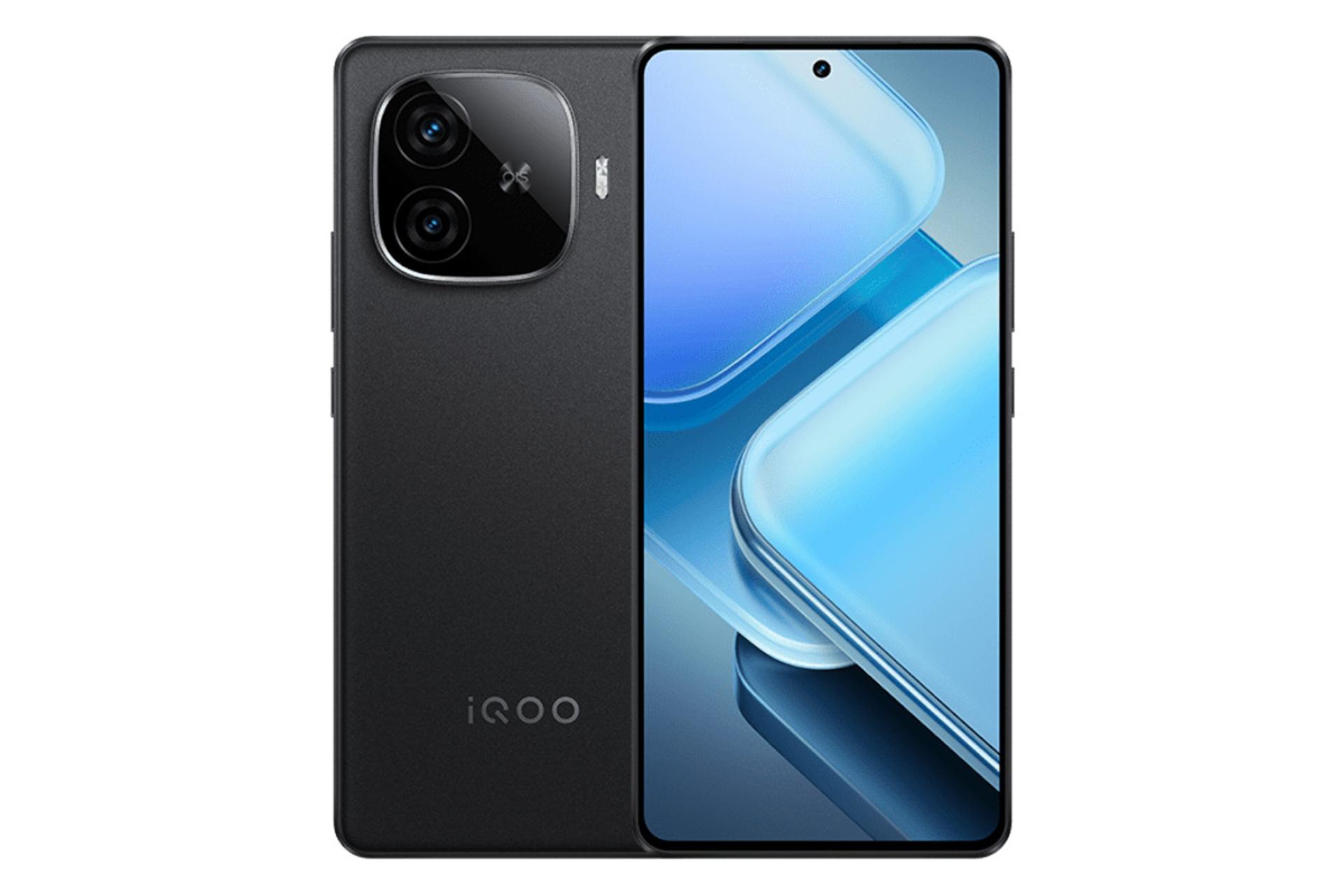 پنل جلو و پشت گوشی موبایل iQOO Z9 توربو ویوو مشکی / vivo iQOO Z9 Turbo