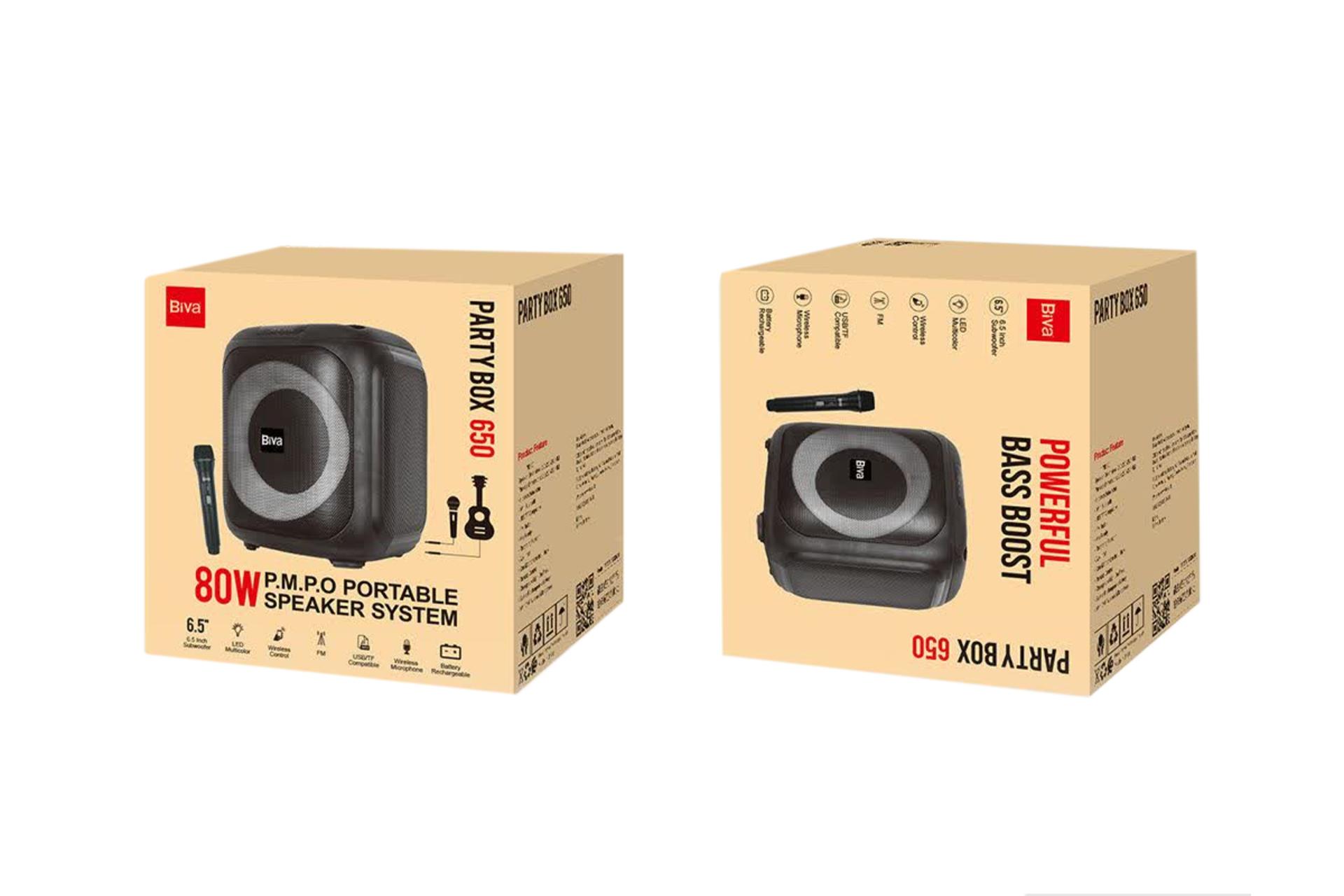 جعبه اسپیکر بیوا Party Box 650