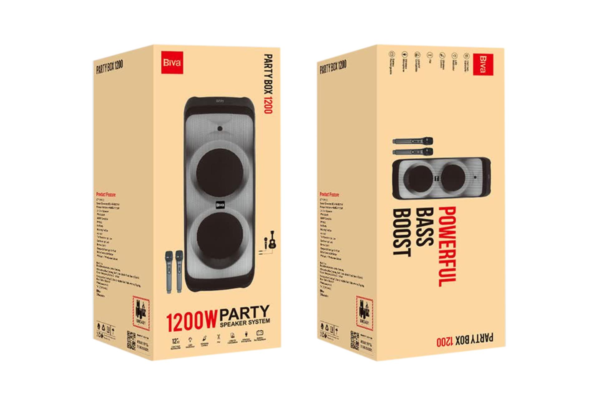 جعبه اسپیکر بیوا Party Box 1200