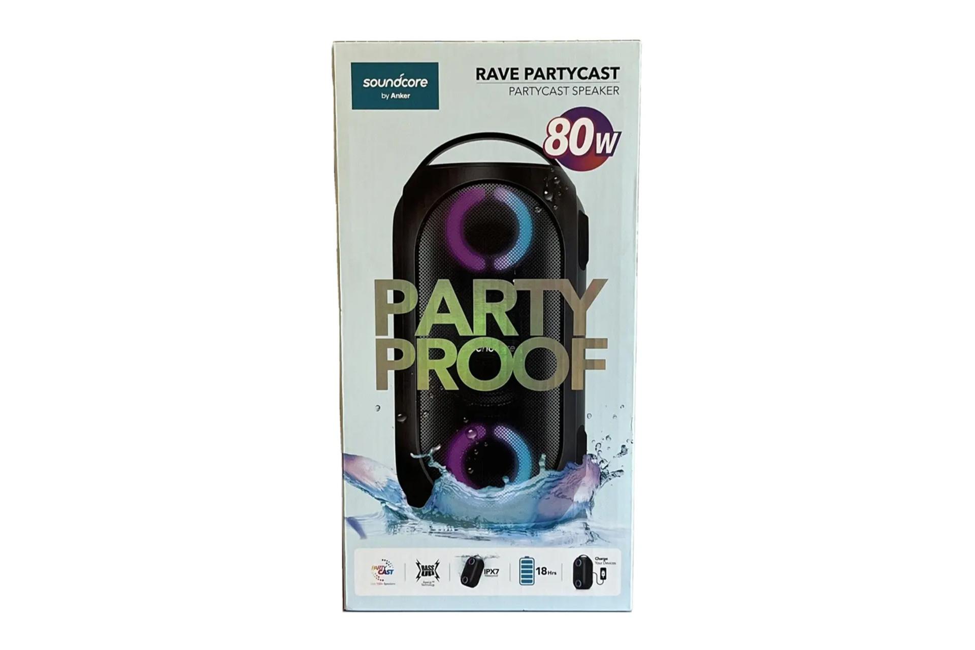 جعبه اسپیکر انکر Rave PartyCast