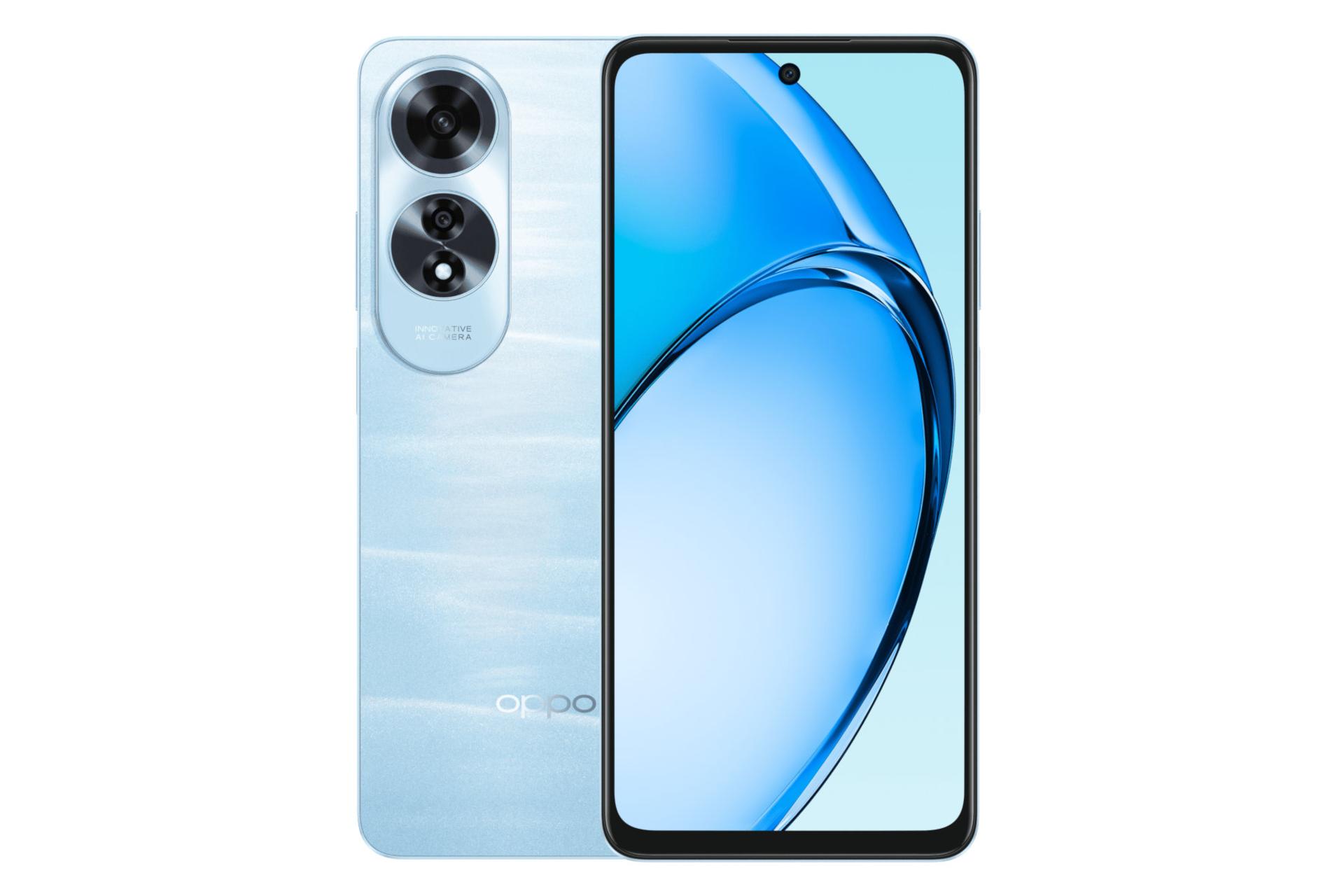 گوشی موبایل اوپو Oppo A60 آبی روشن